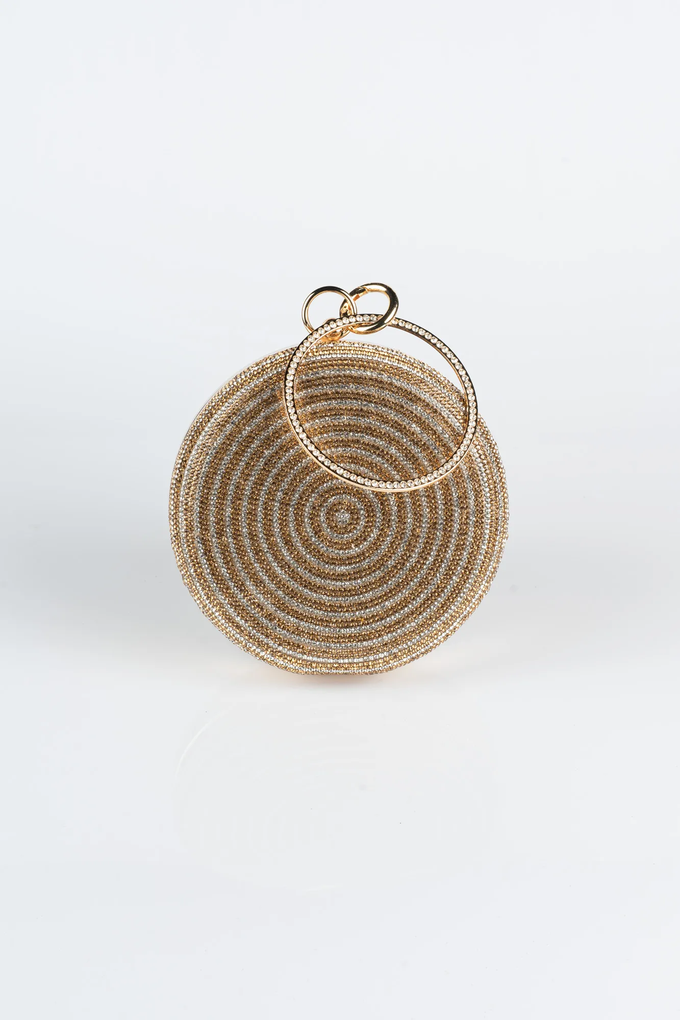 Gold-Plaster Fabric Box Bag V371