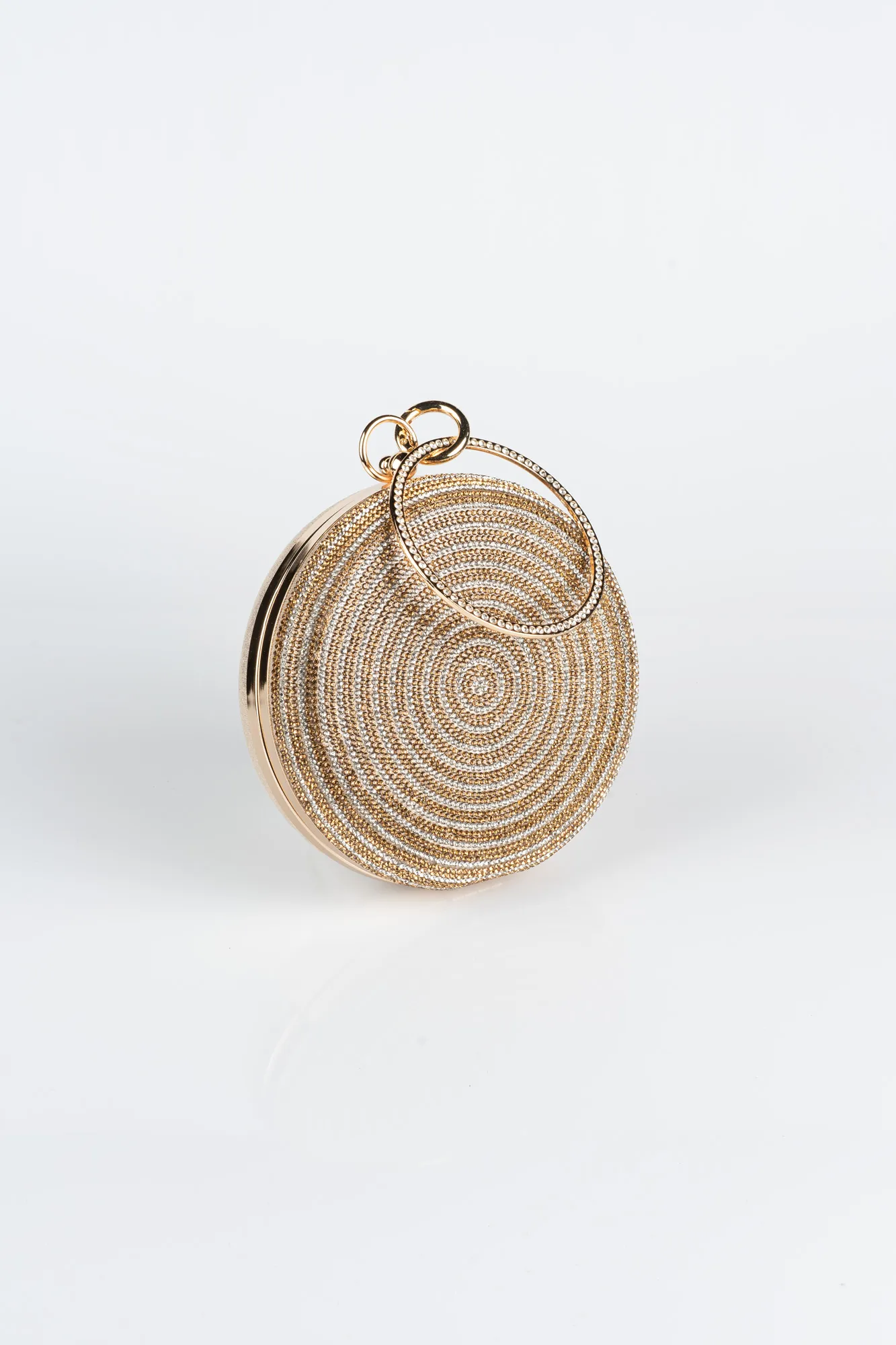 Gold-Plaster Fabric Box Bag V371