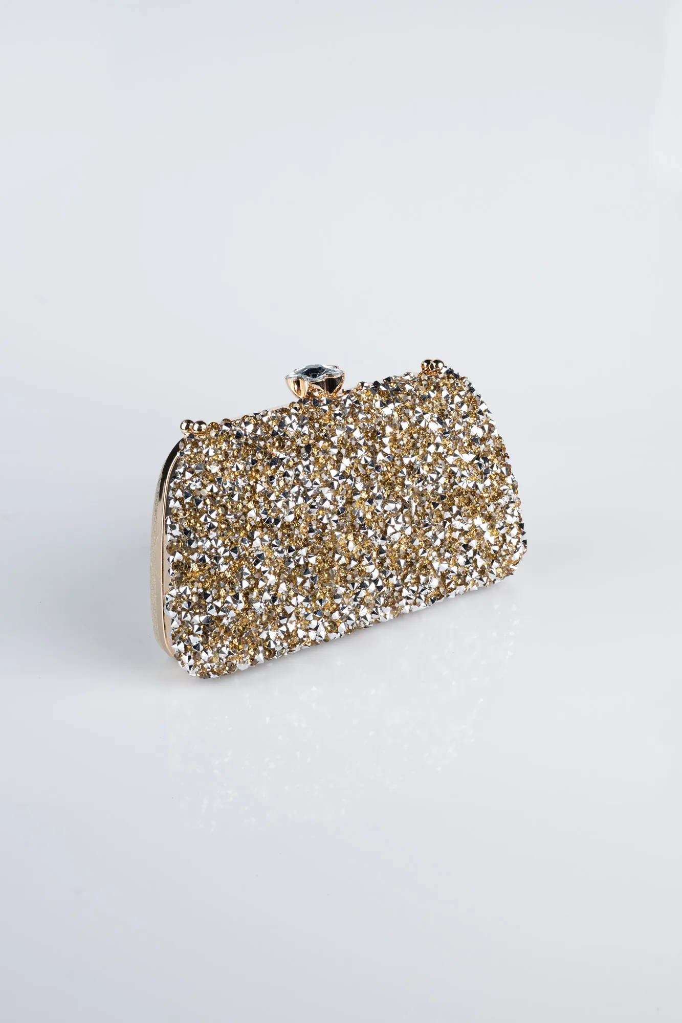 Gold-Plaster Fabric Night Bag SH849