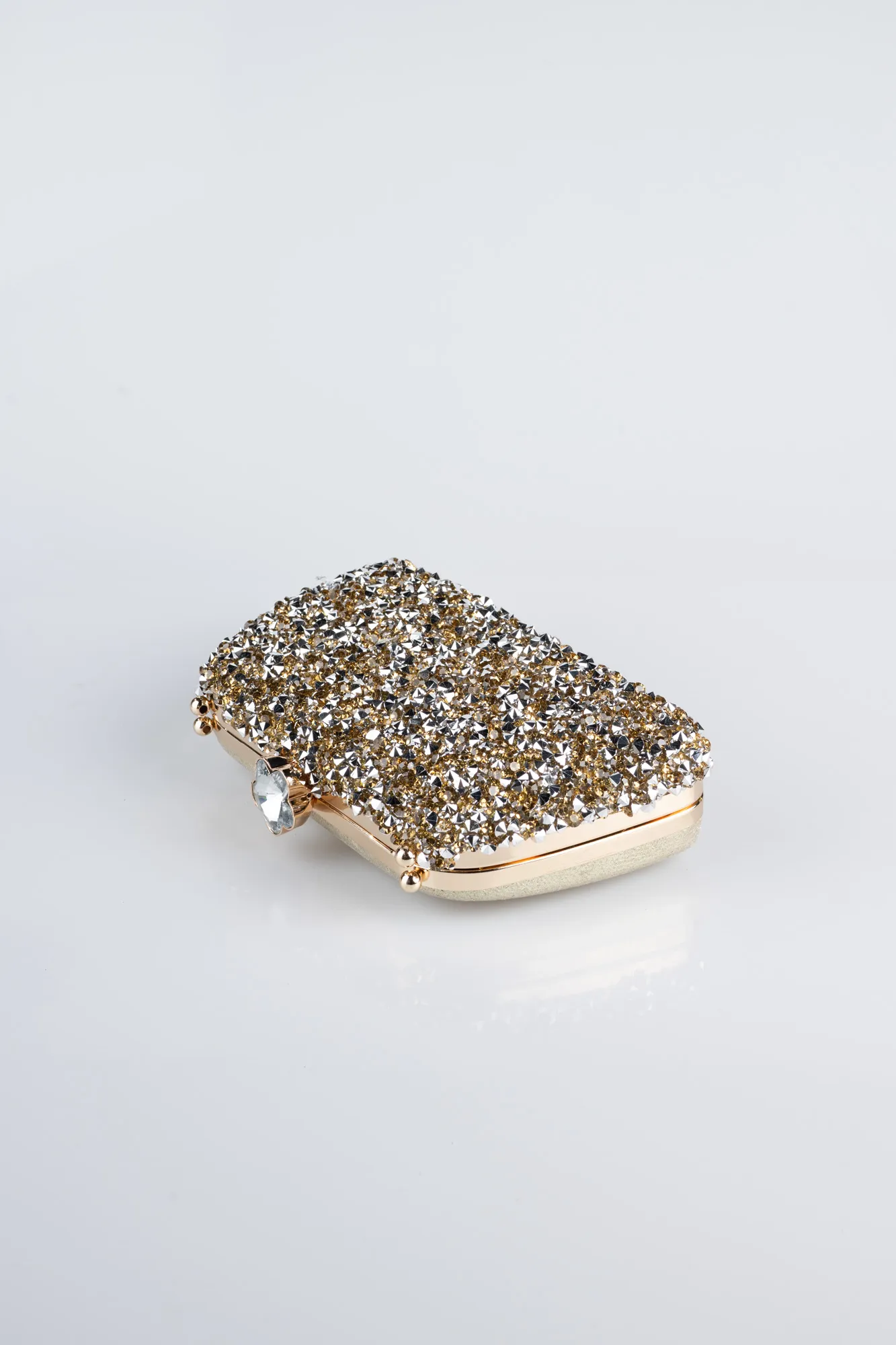 Gold-Plaster Fabric Night Bag SH849