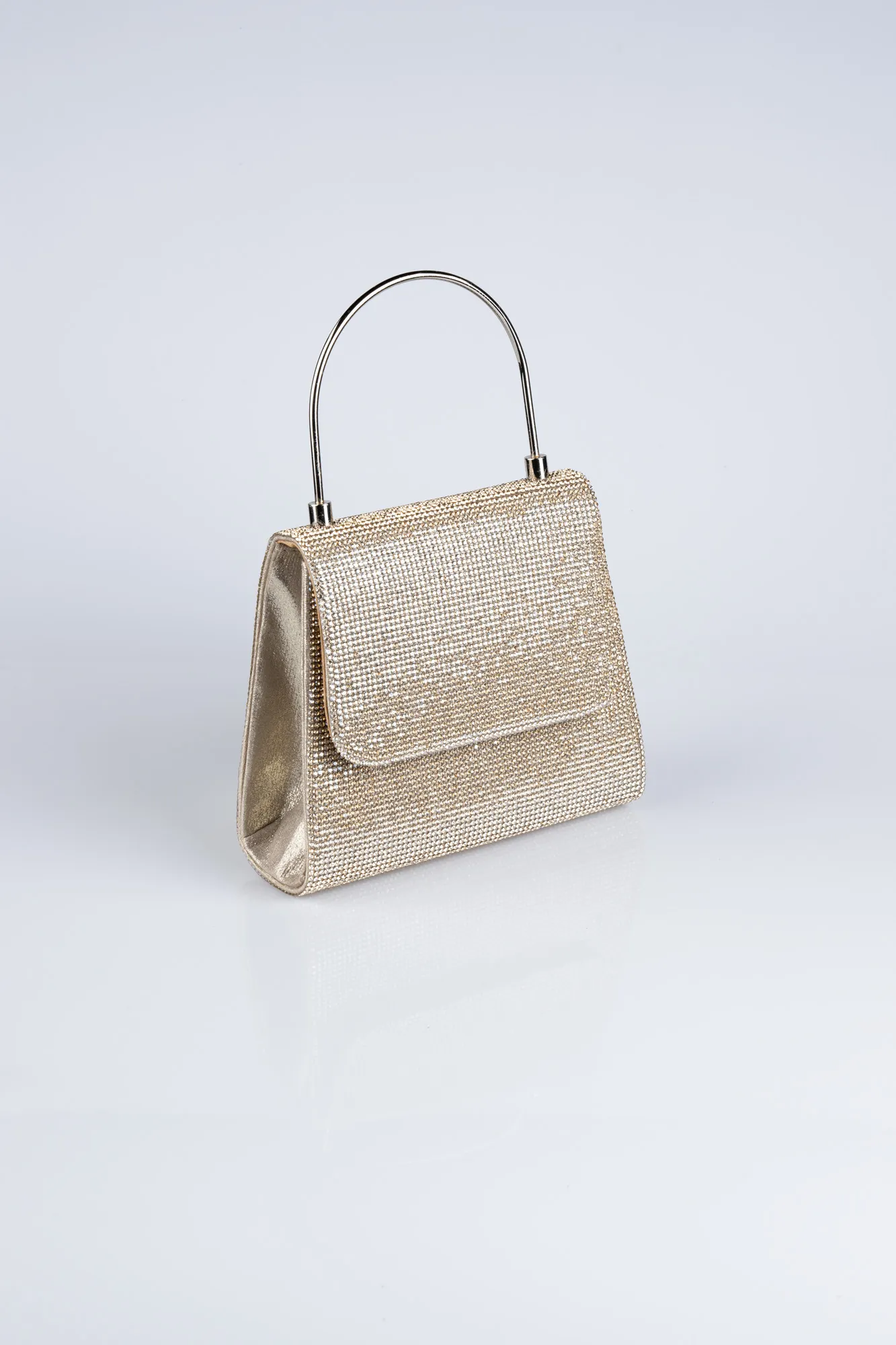 Gold-Plaster Fabric Night Bag V415