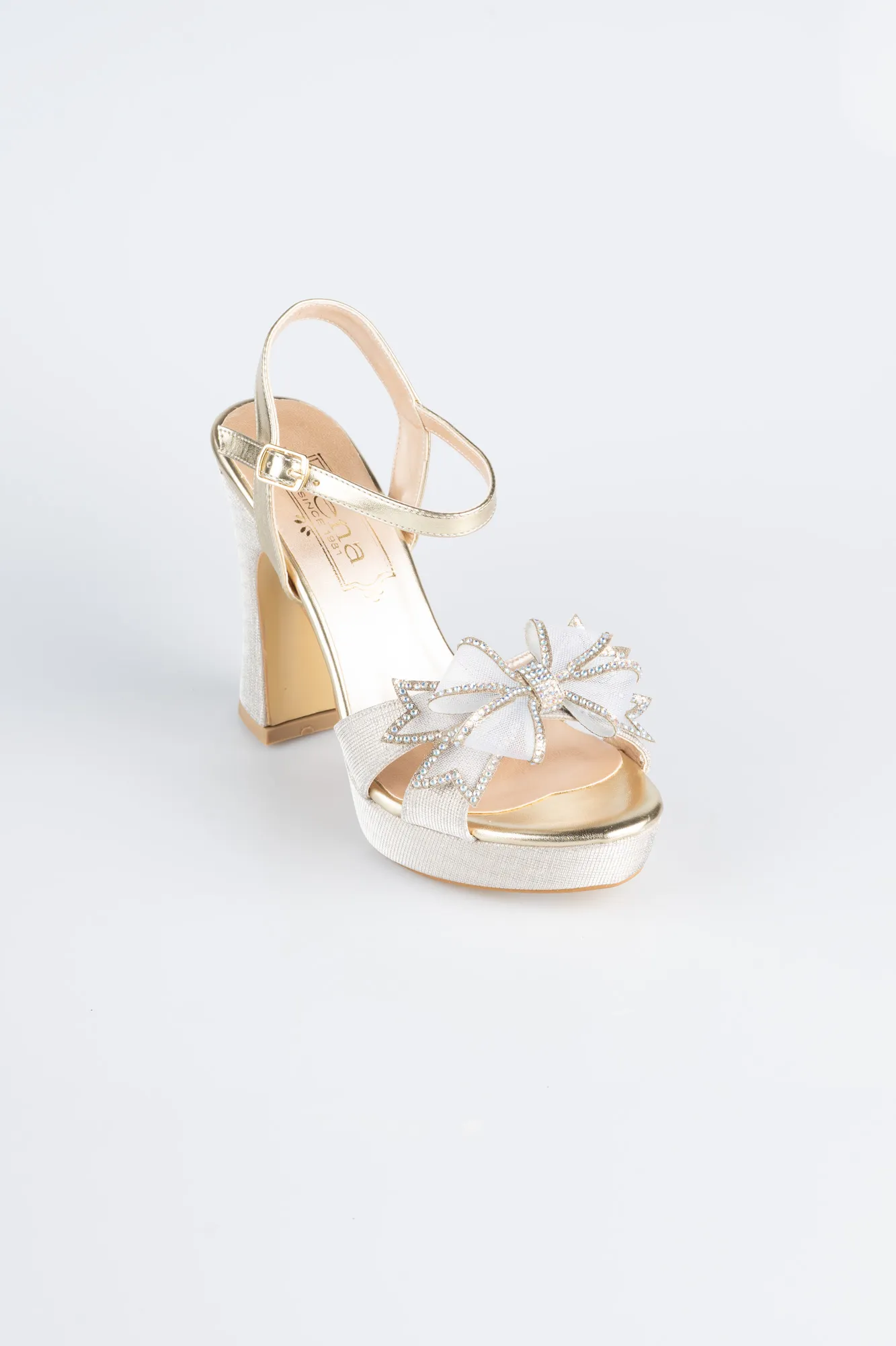 Gold-Silvery Evening Shoe MJC2331