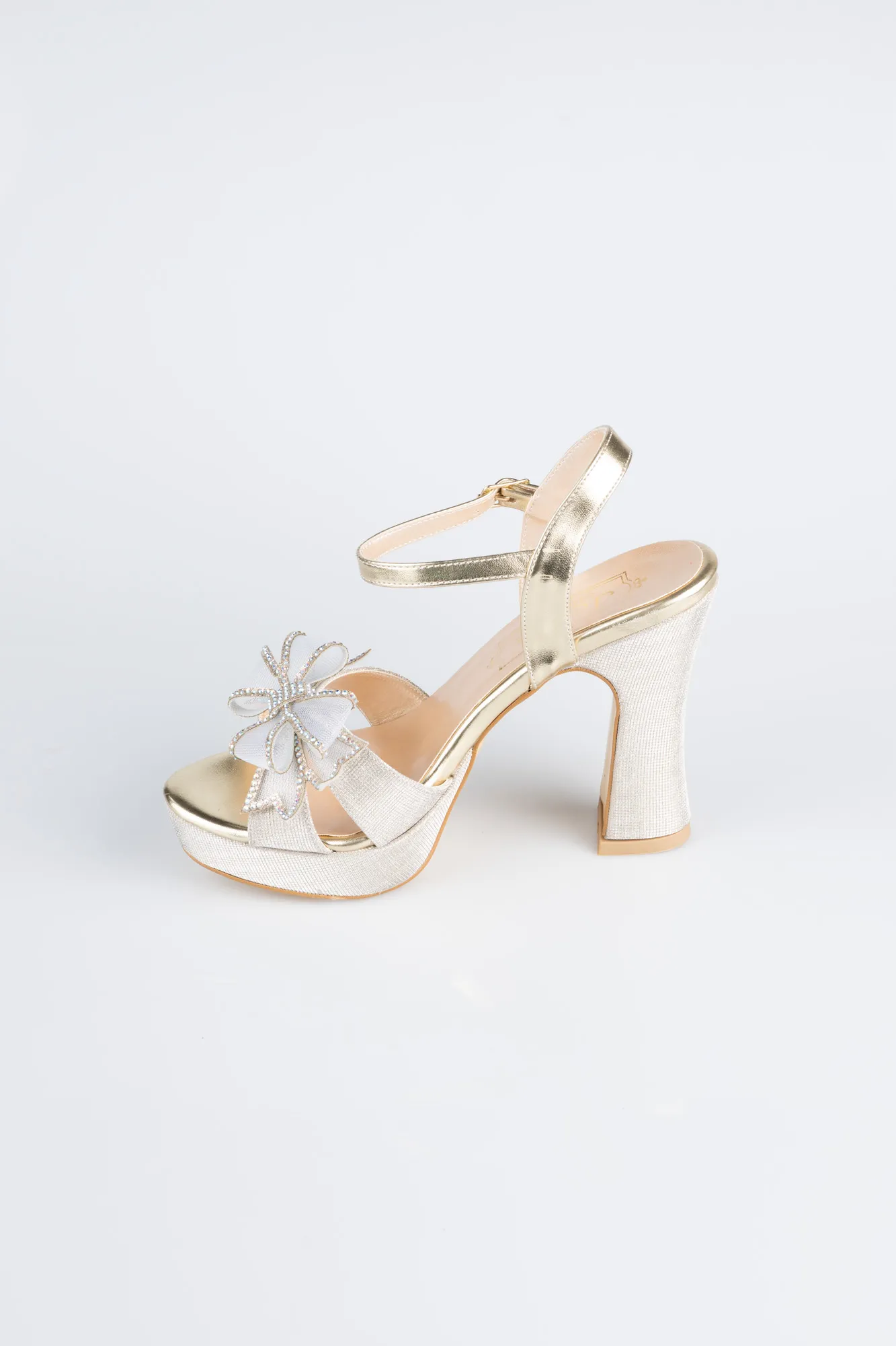 Gold-Silvery Evening Shoe MJC2331