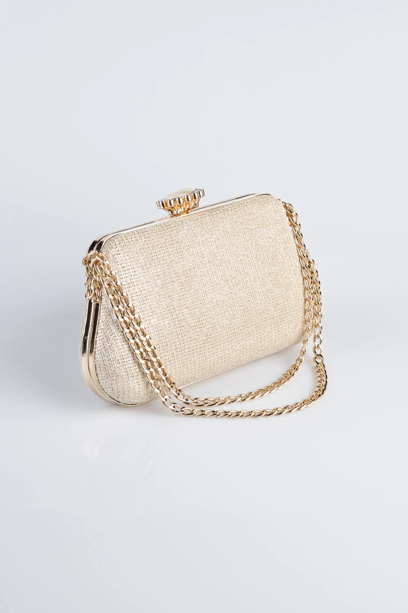 Gold-Silvery Night Bag SHC834