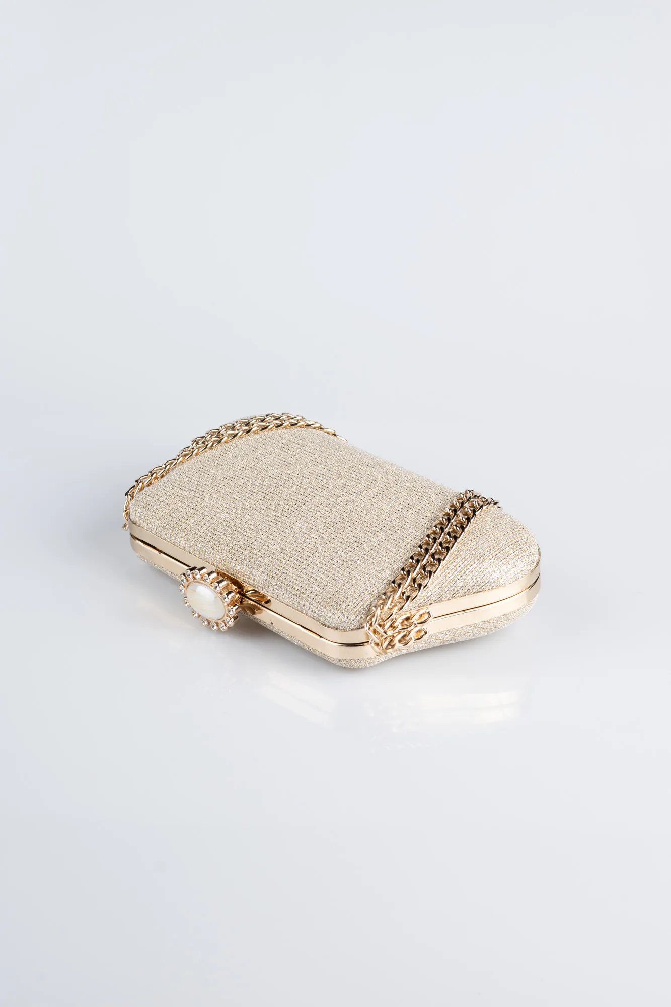 Gold-Silvery Night Bag SHC834