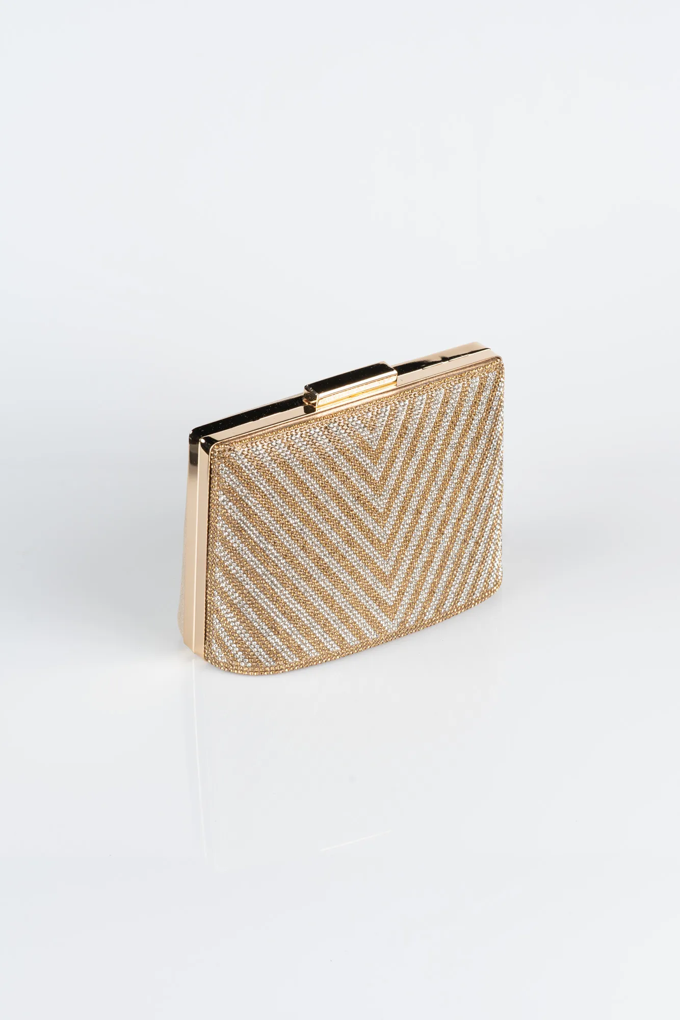 Gold-Stony Box Bag V343