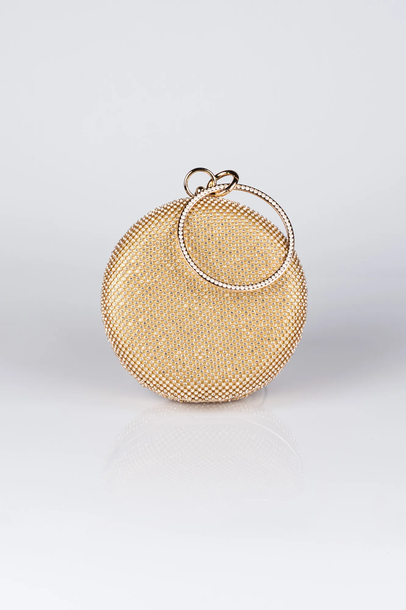 Gold-Stony Box Bag V780