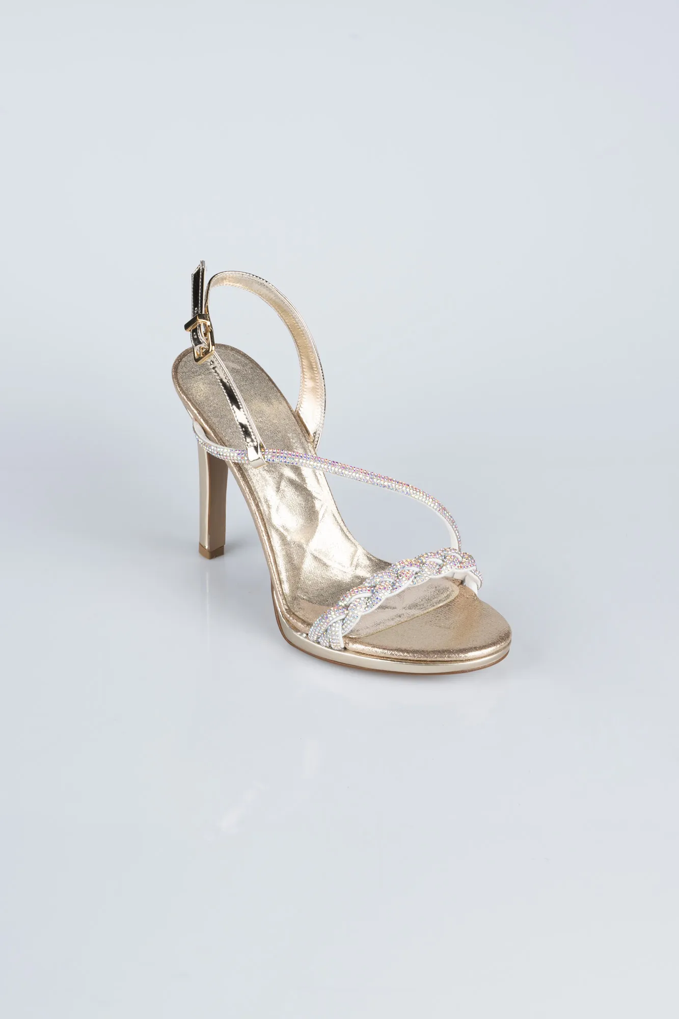 Gold-Stony Evening Shoe AB1128