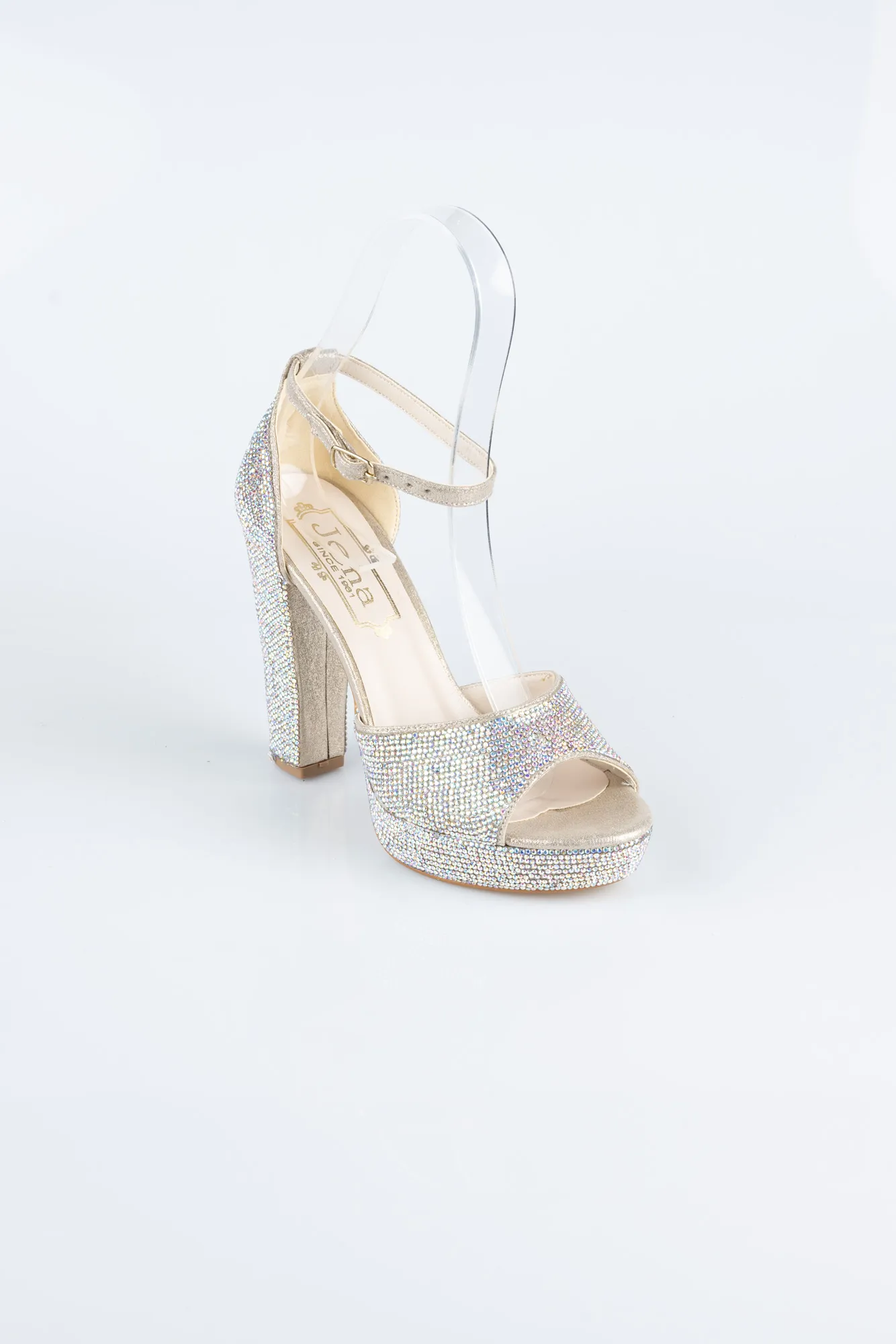 Gold-Stony Evening Shoe MJ6240