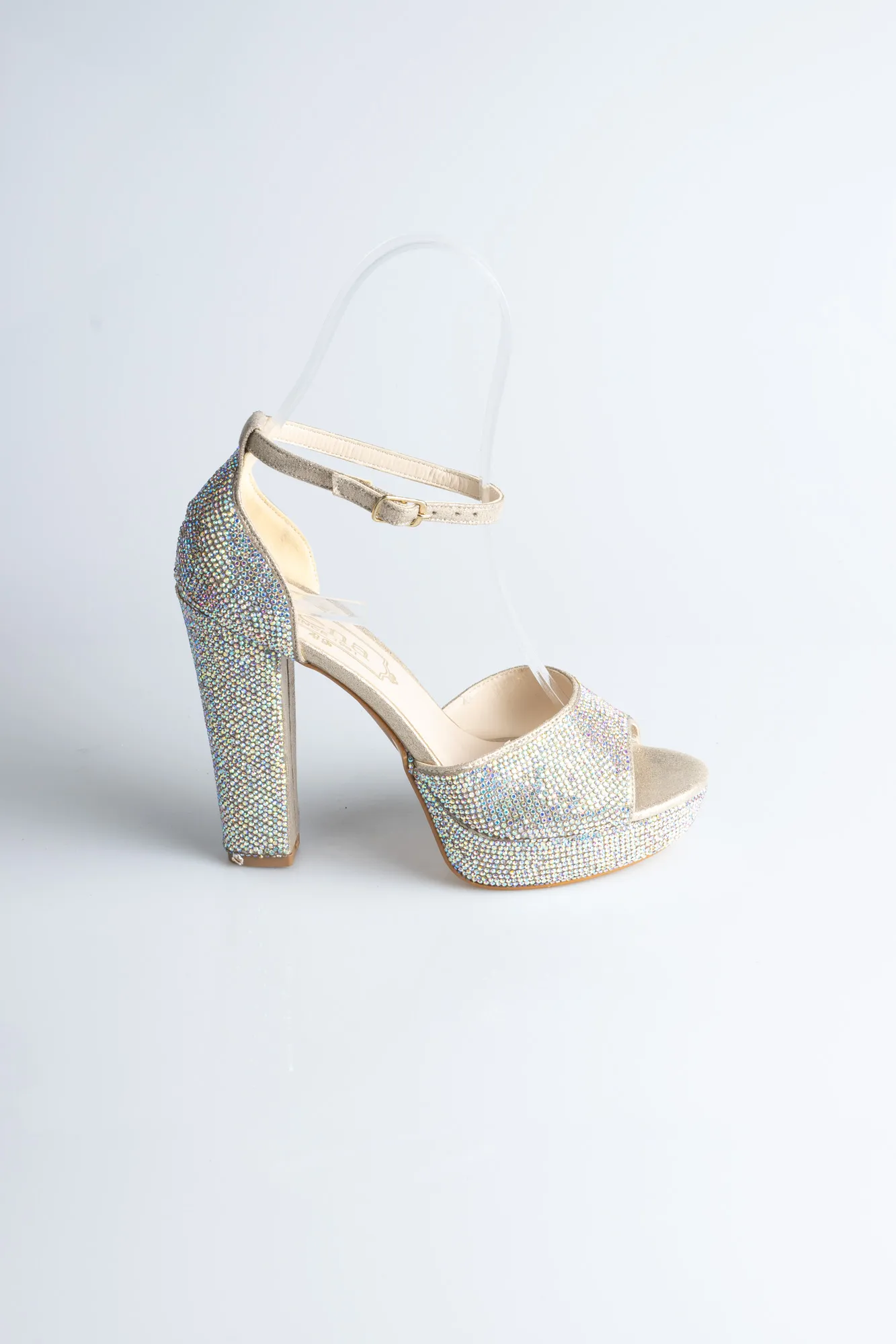 Gold-Stony Evening Shoe MJ6240