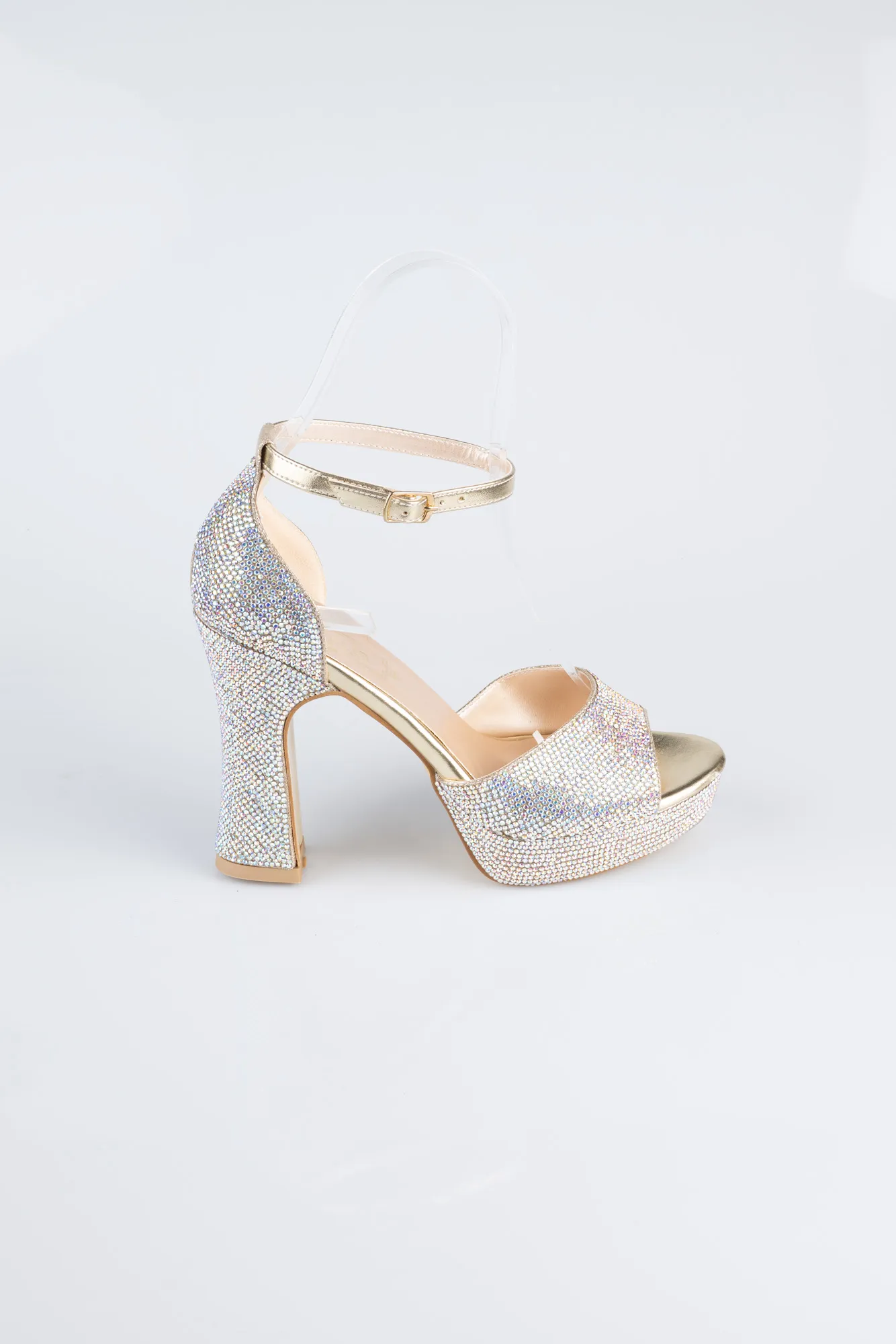 Gold-Stony Evening Shoe MJT2240