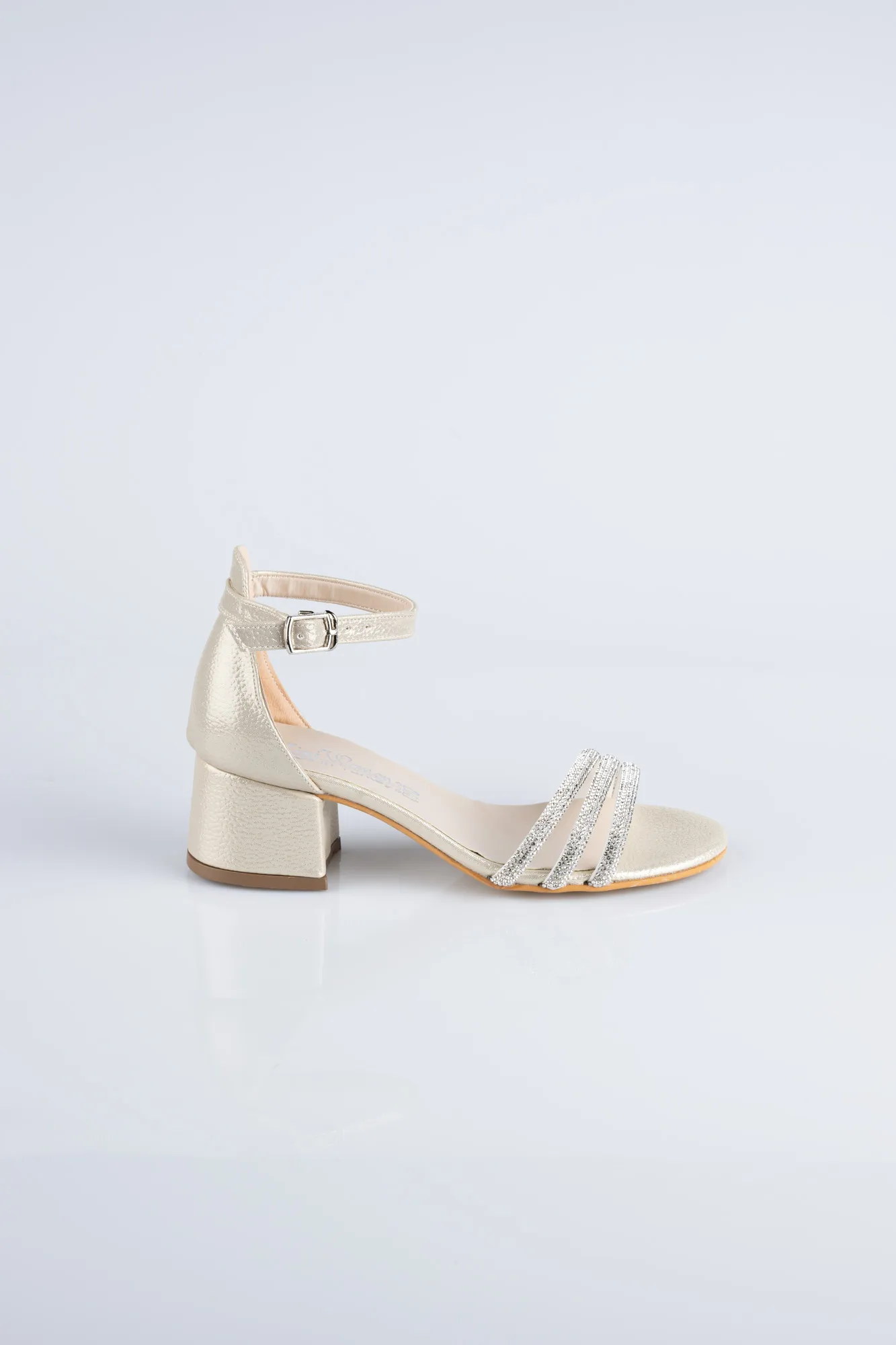 Gold-Stony Kids Shoe SE792