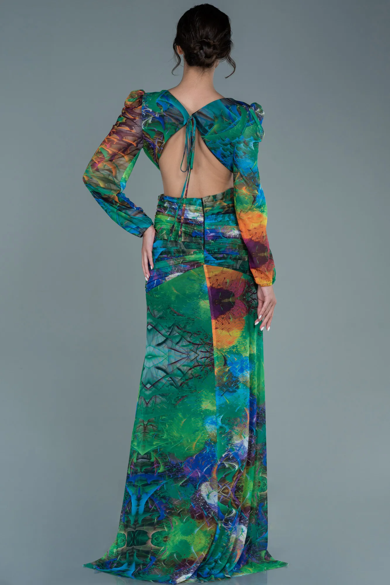 Green-Long Evening Dress ABU2637