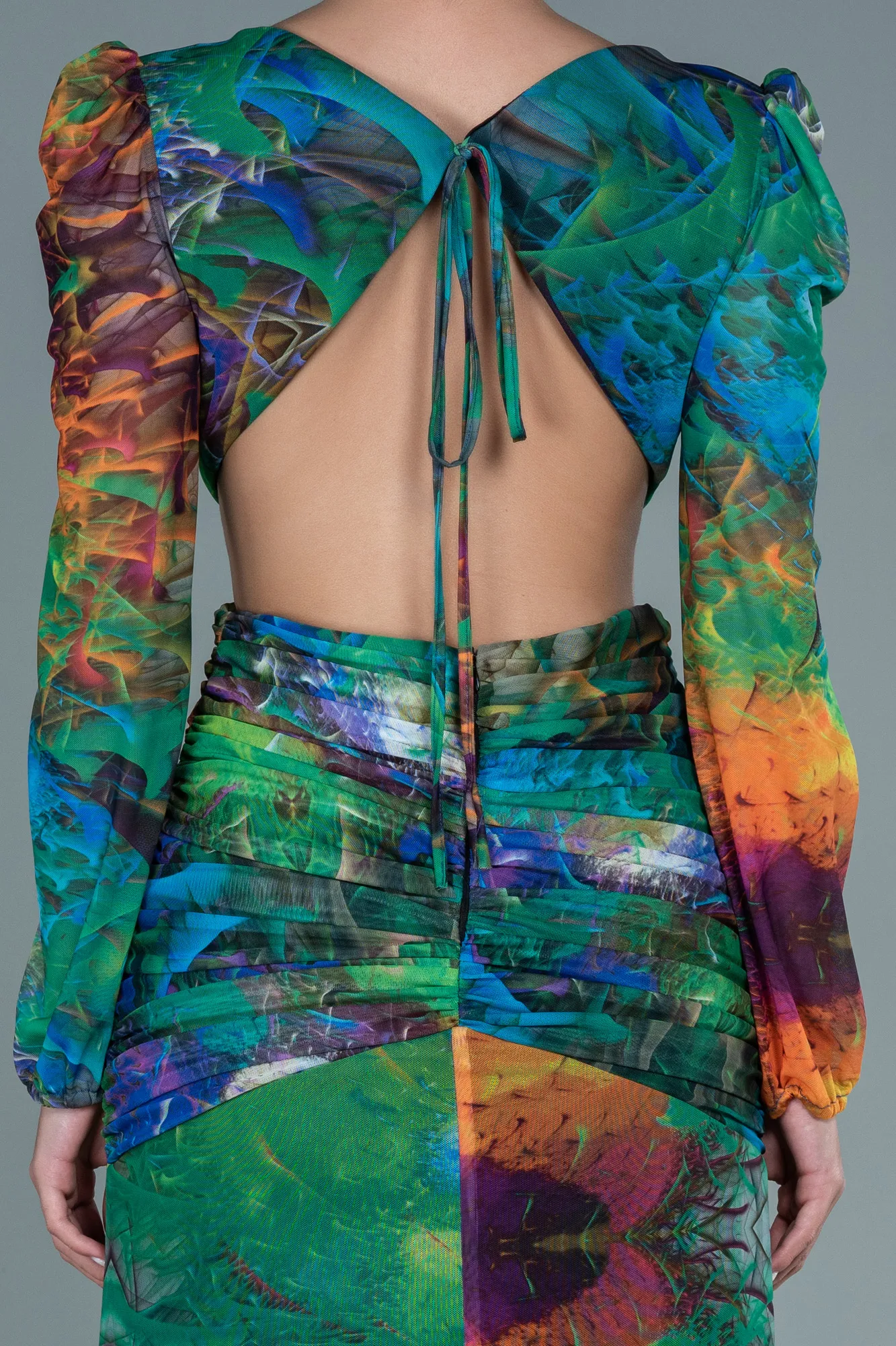 Green-Long Evening Dress ABU2637