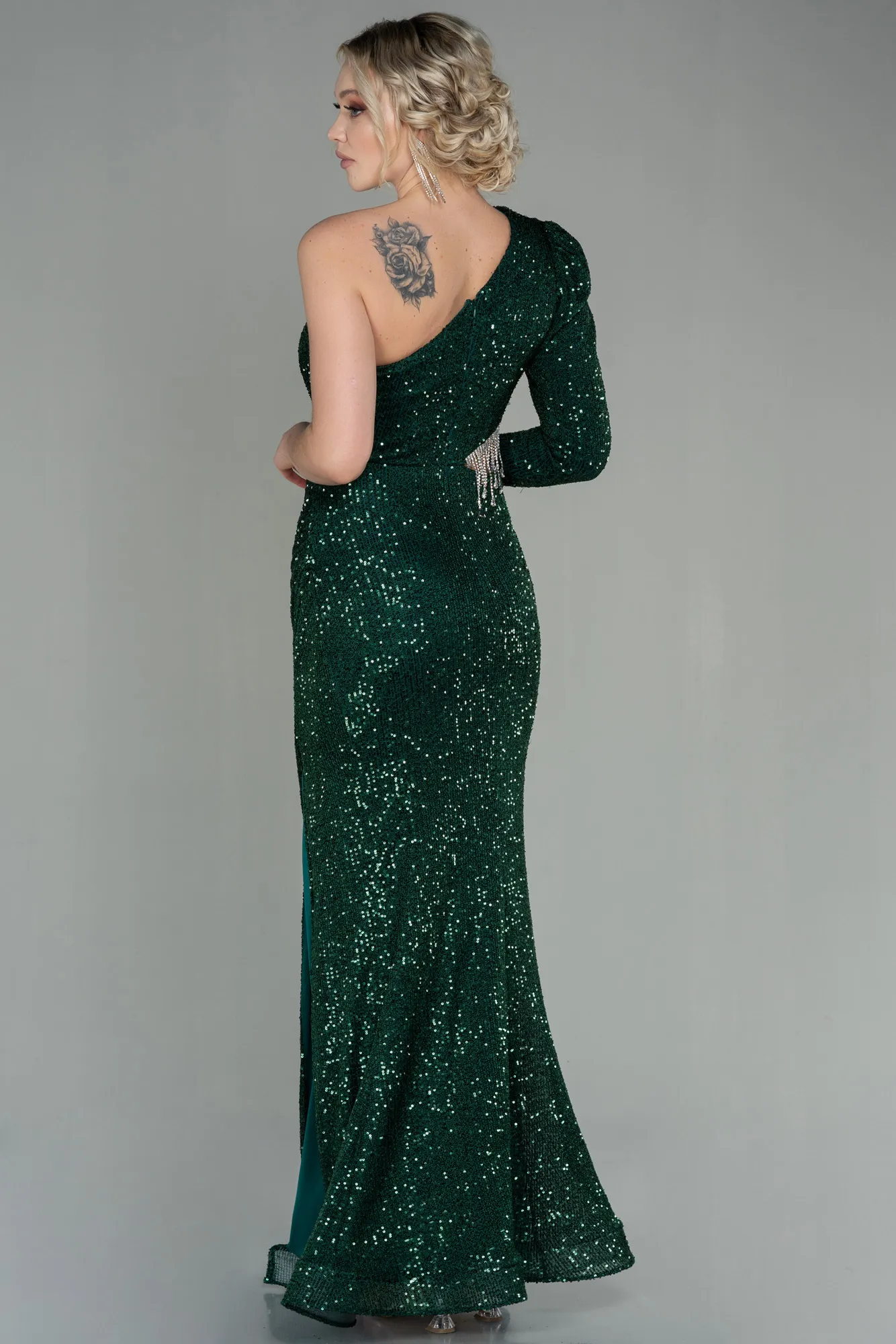 Green-Long Evening Dress ABU2749