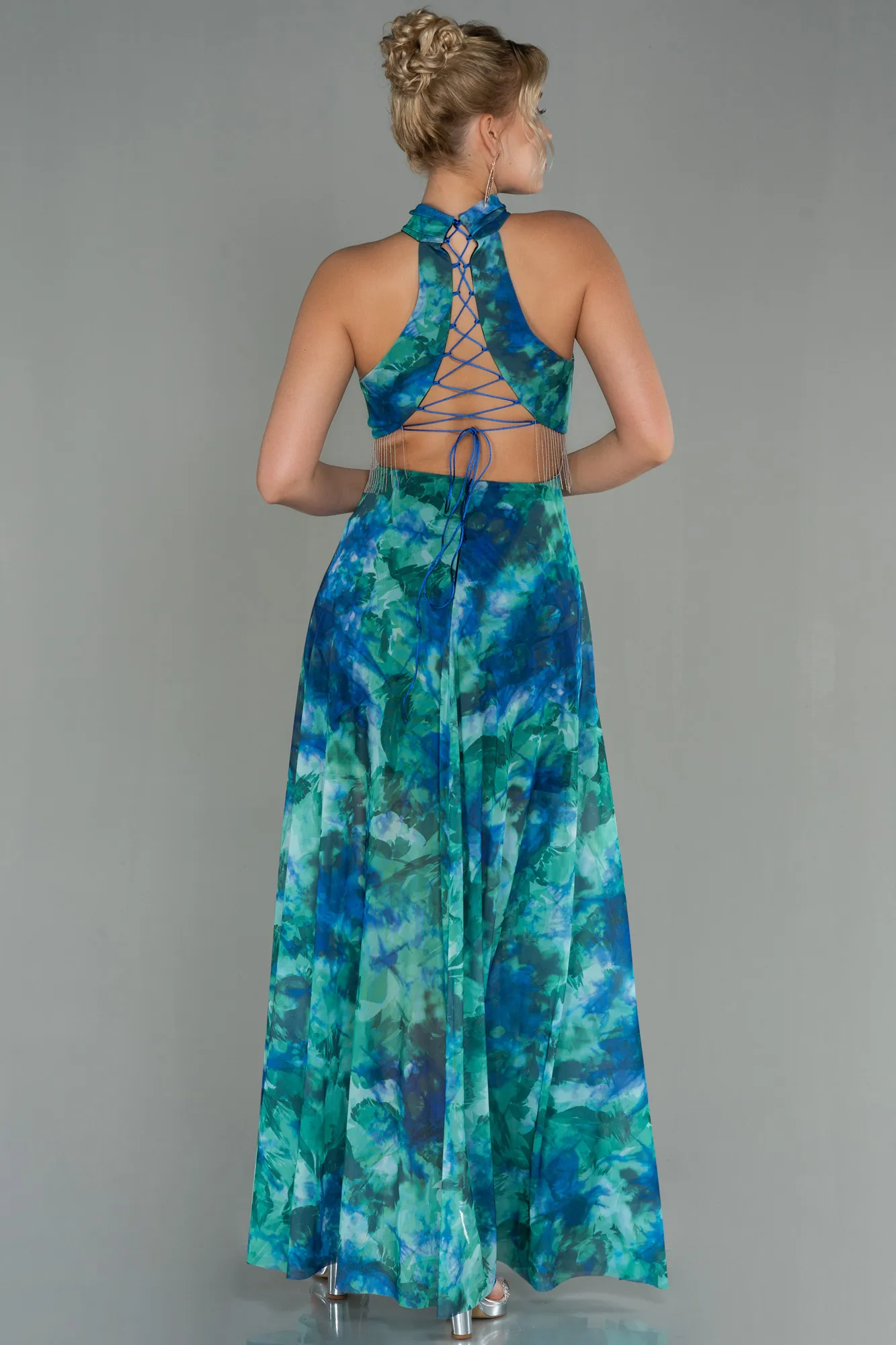 Green-Long Evening Dress ABU2891