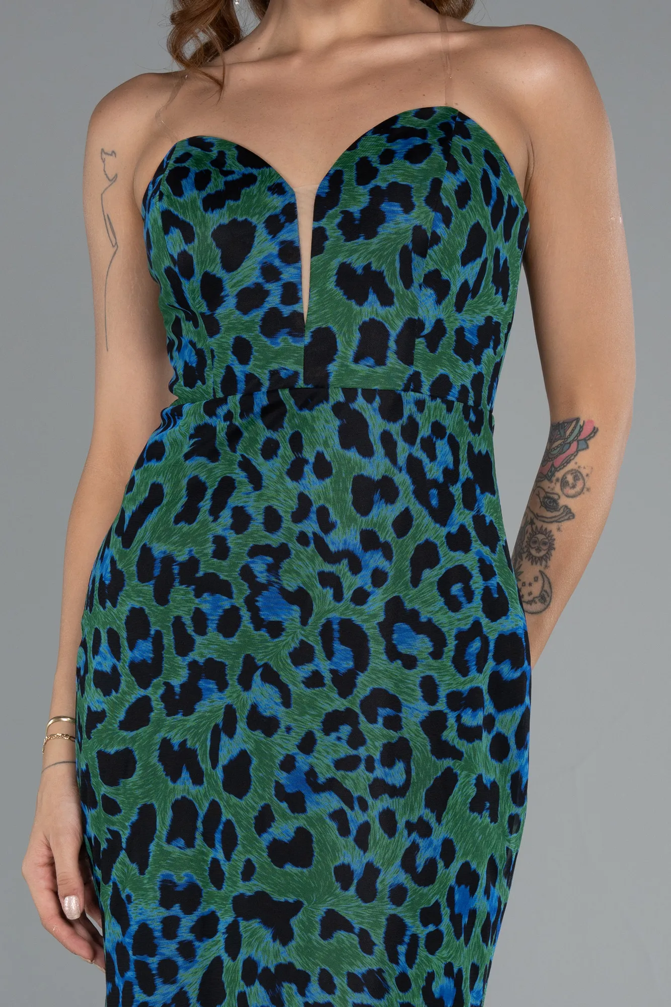 Green-Long Evening Dress ABU5170