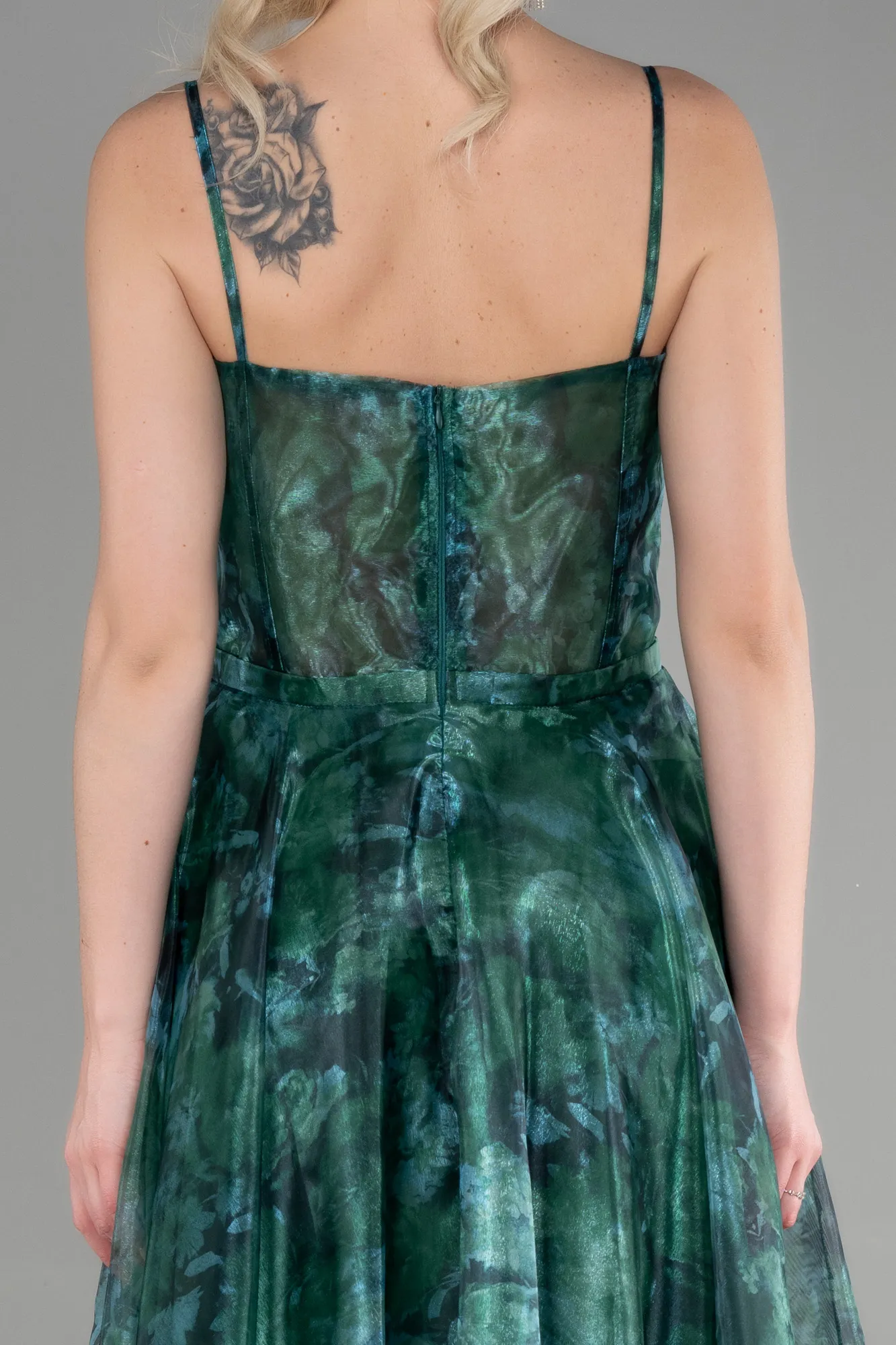 Green-Midi Cocktail Dress ABK1967