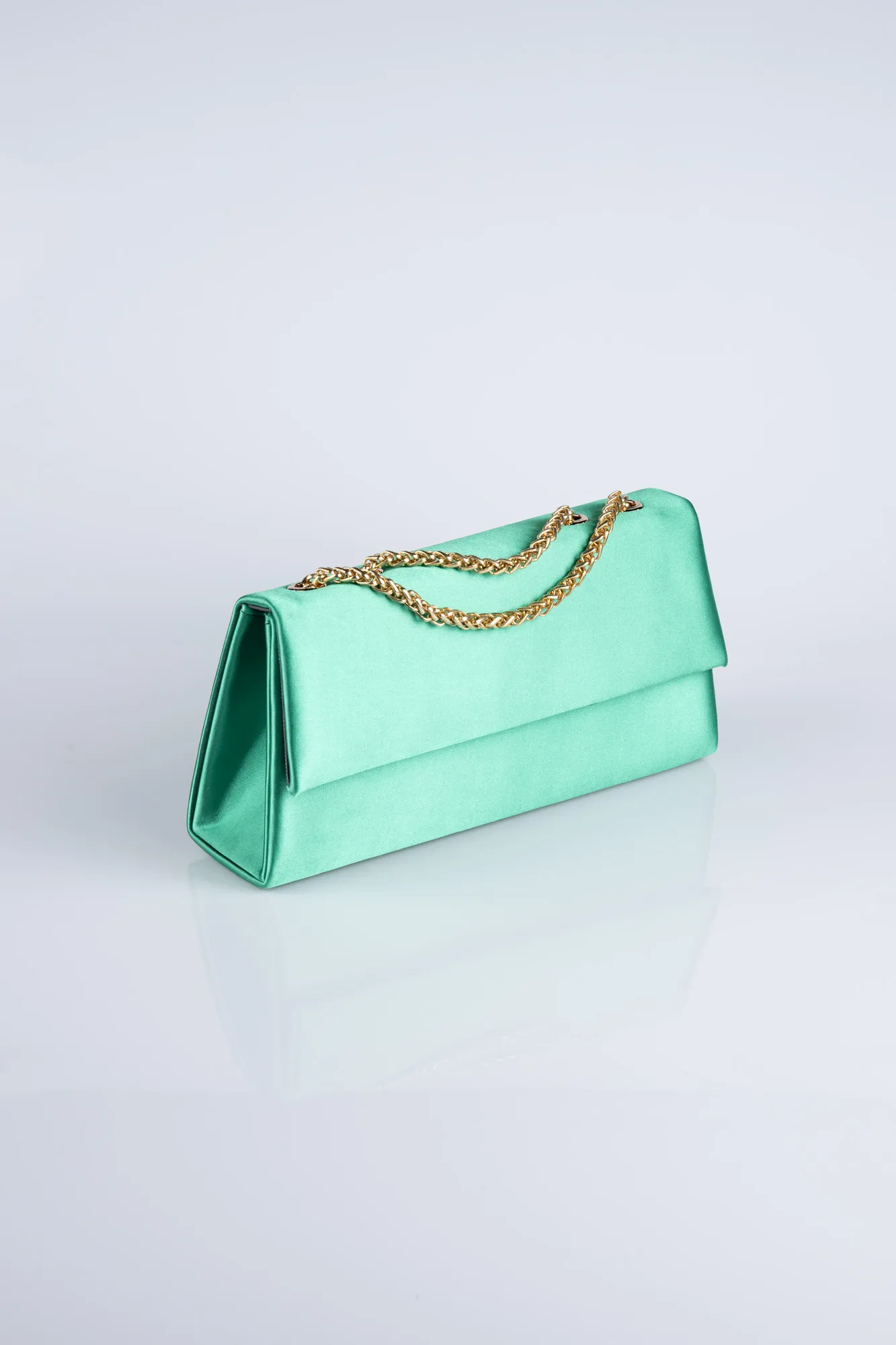 Green-Satin Night Bag SH818