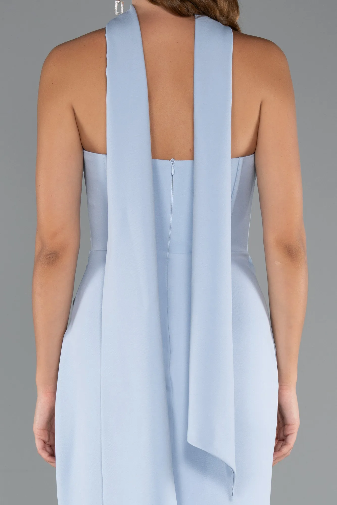 Ice Blue-Long Prom Gown ABU5216