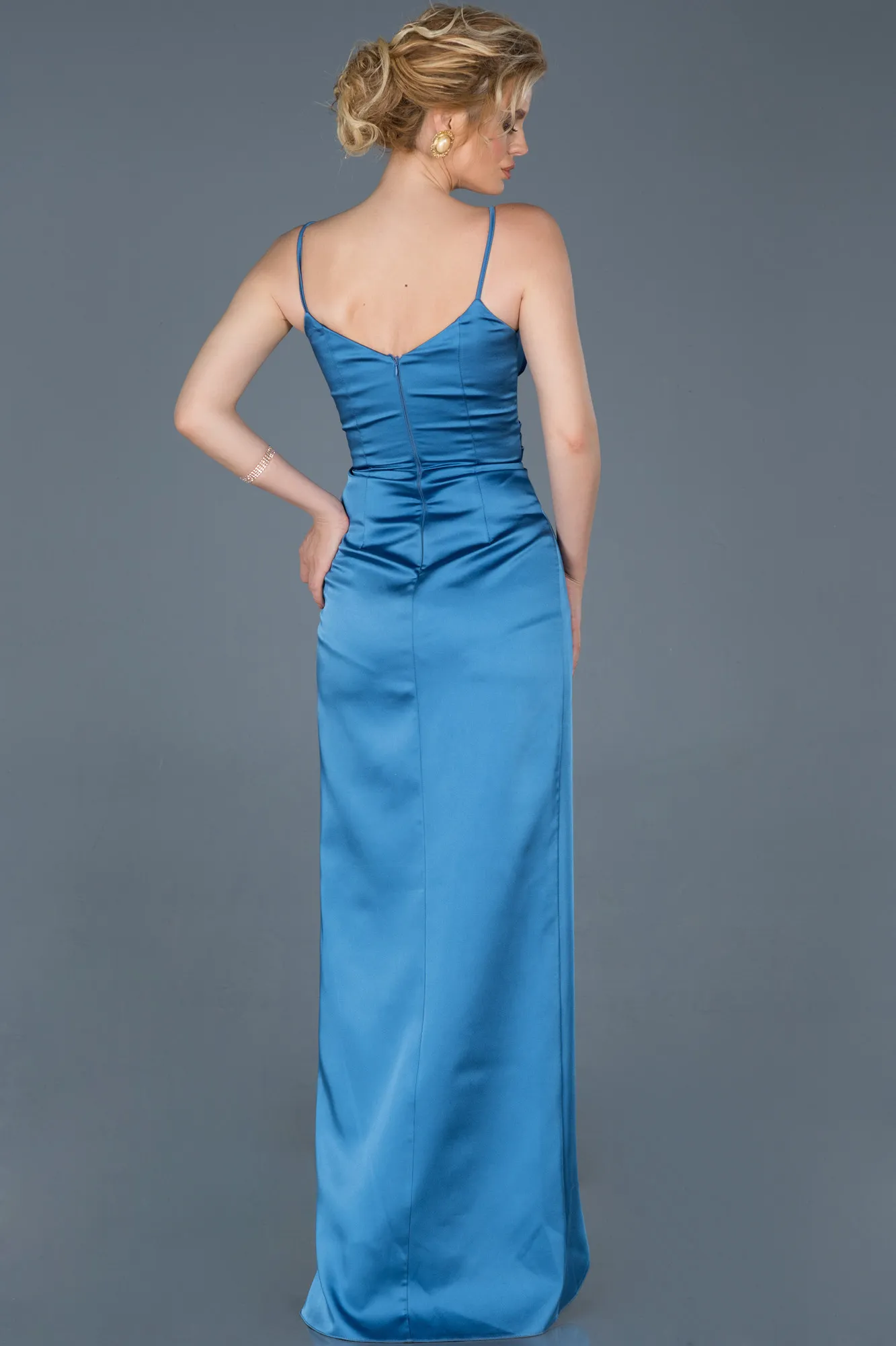 Indigo-Long Engagement Dress ABU564