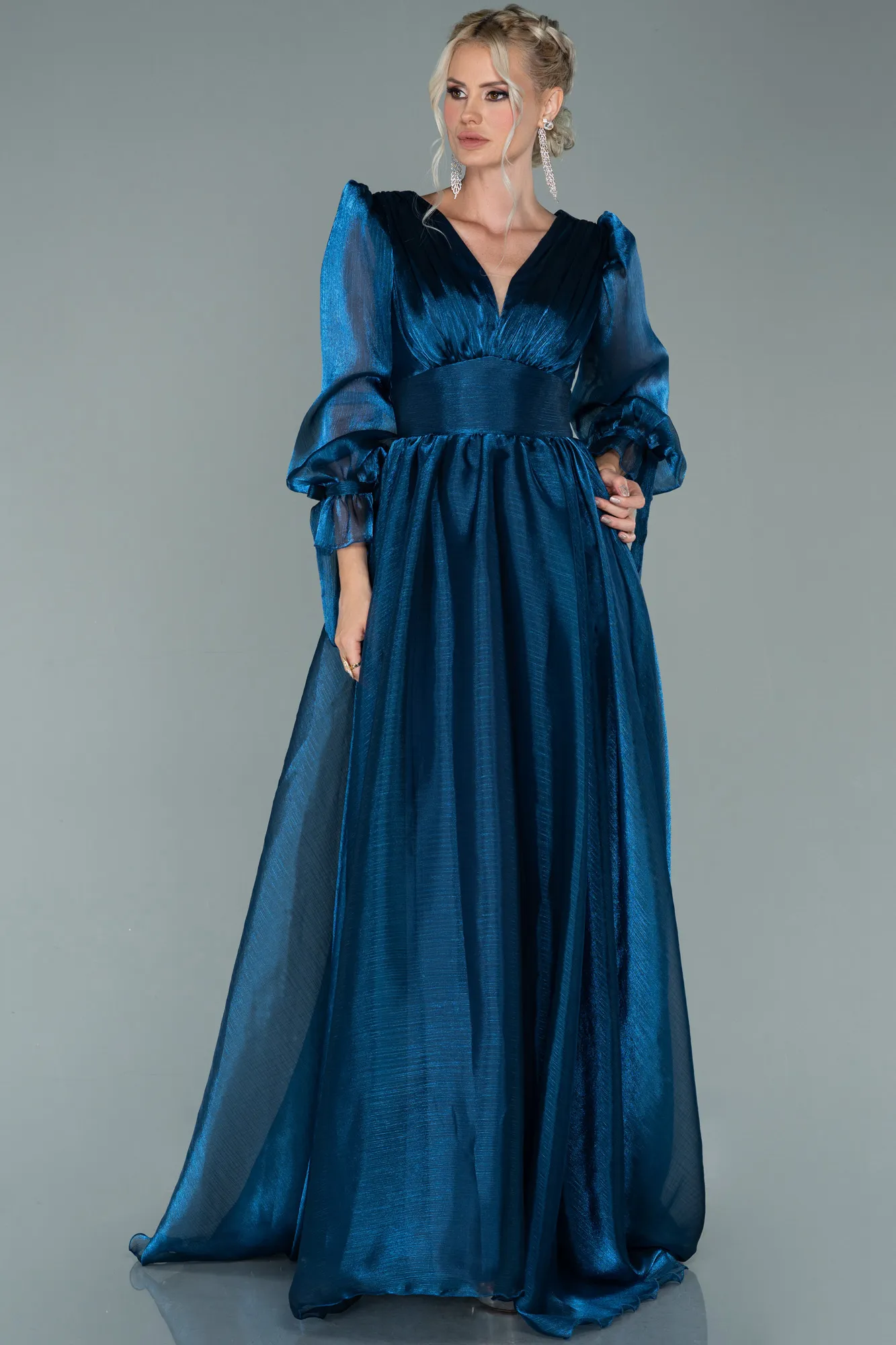 Indigo-Long Evening Dress ABU1951