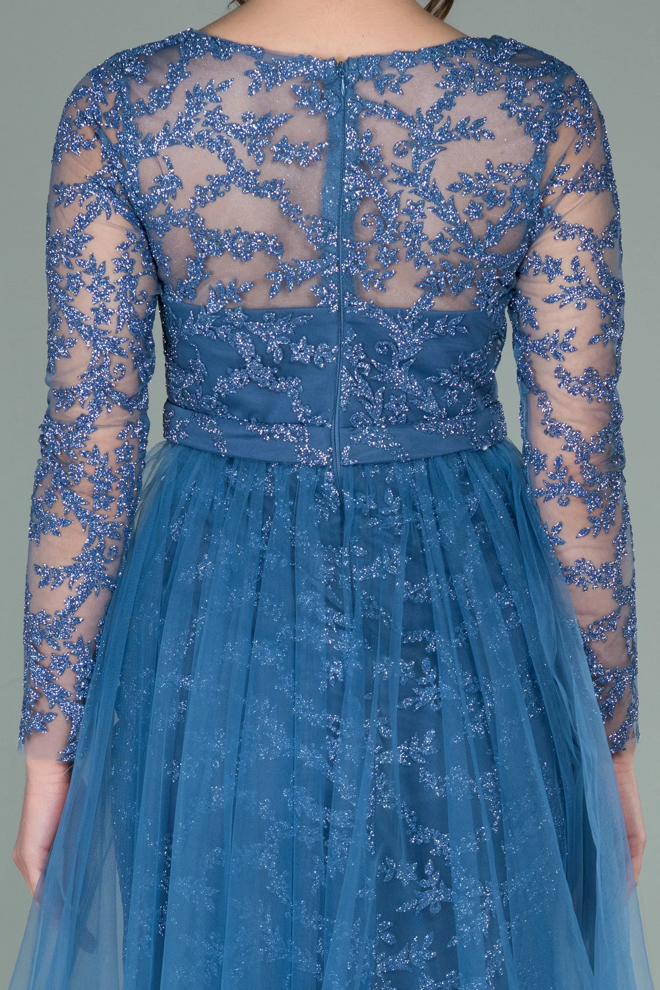 Indigo-Long Evening Dress ABU2237