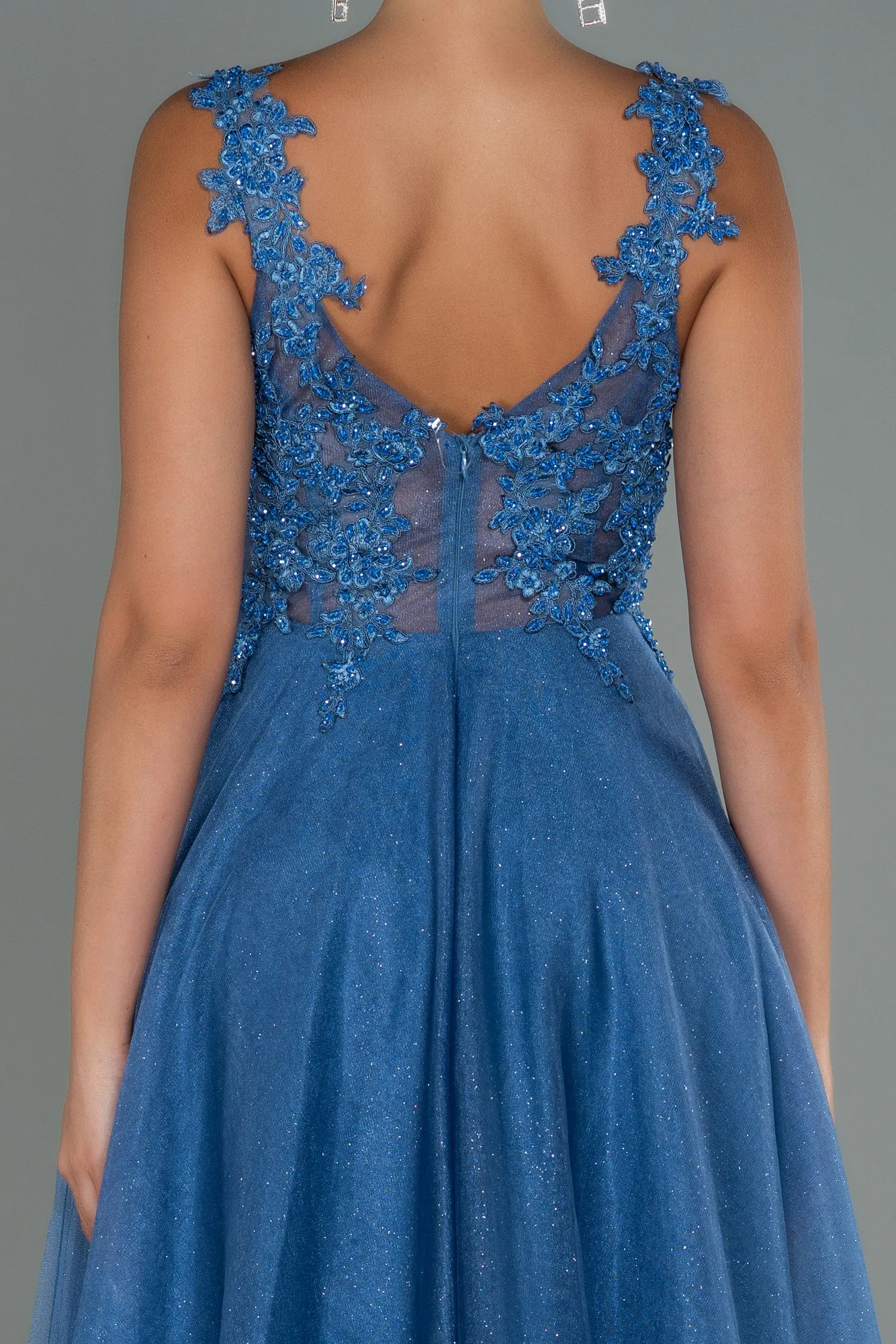 Indigo-Long Evening Dress ABU2278