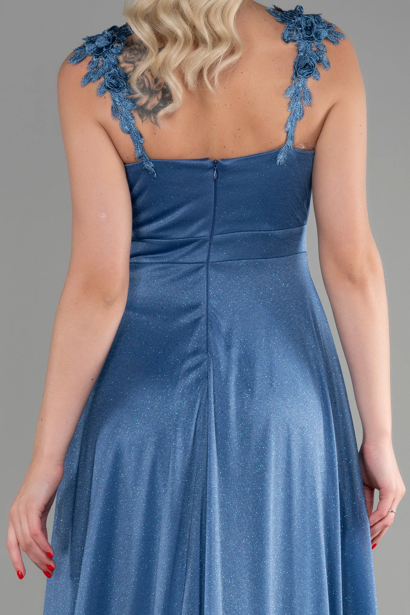 Indigo-Long Evening Dress ABU2307