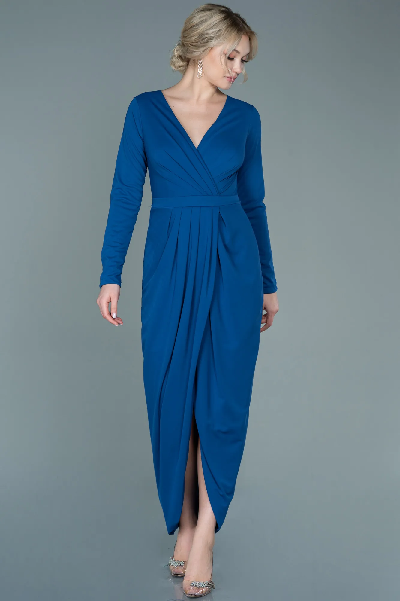 Indigo-Long Evening Dress ABU2691