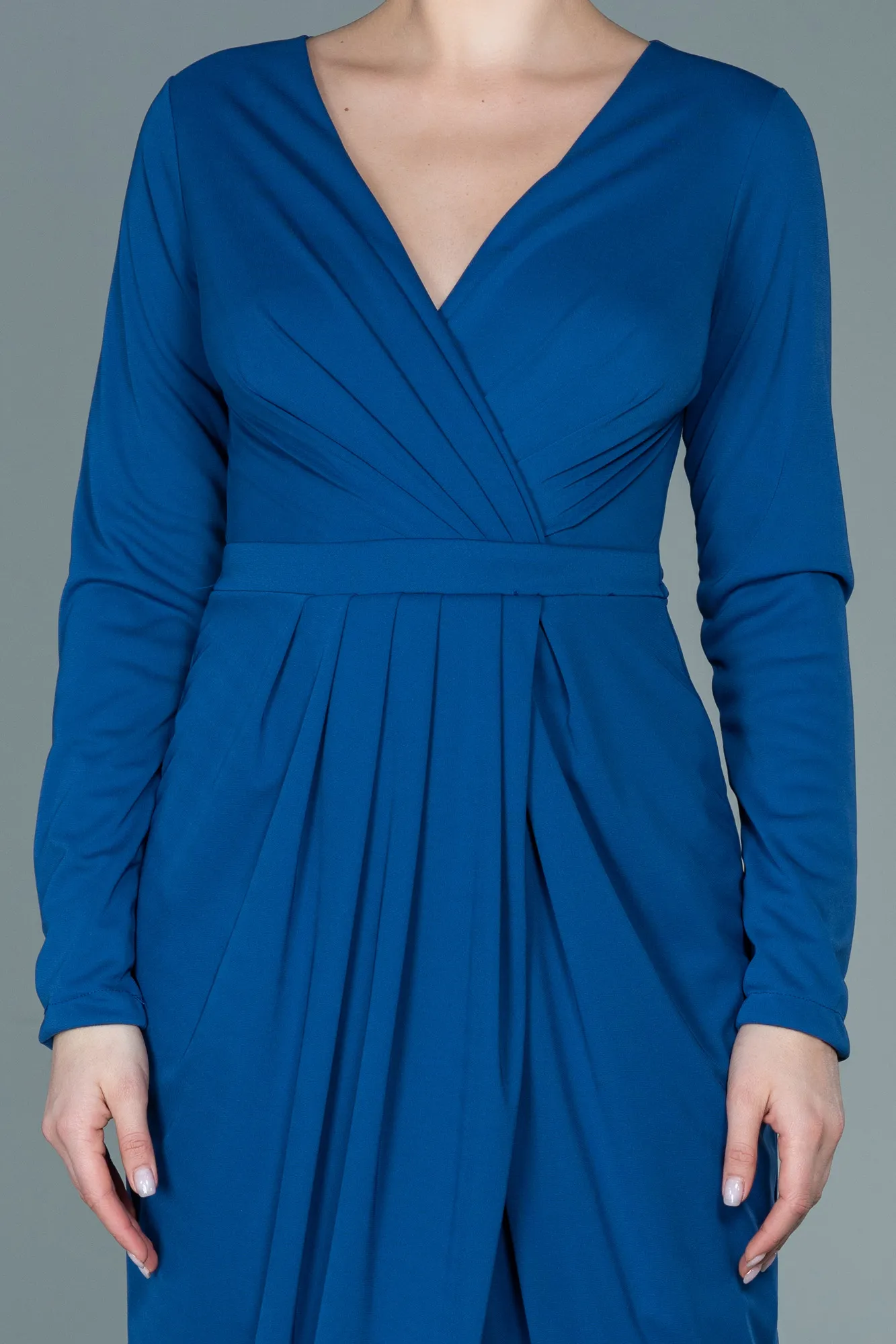 Indigo-Long Evening Dress ABU2691