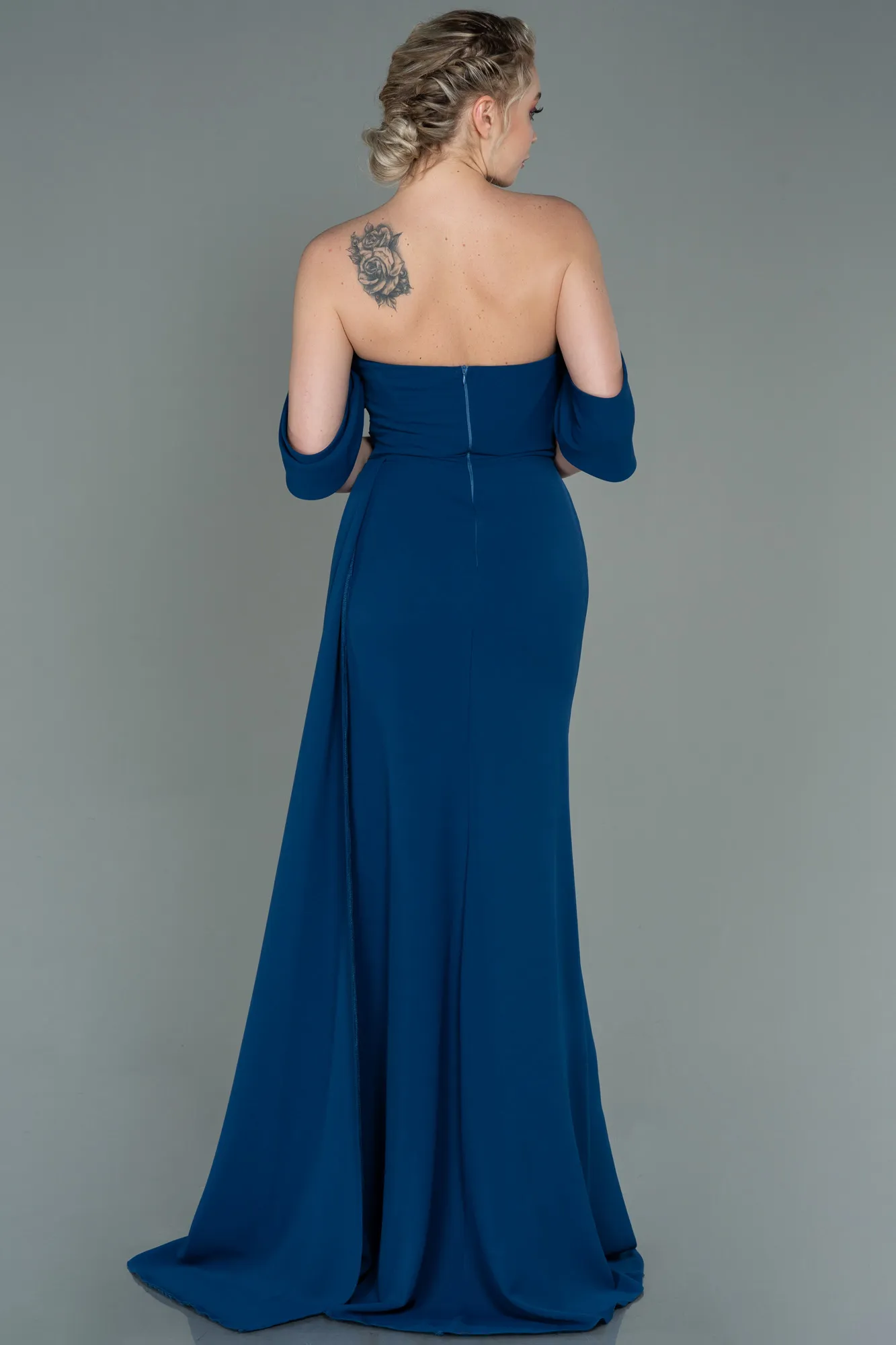 Indigo-Long Evening Dress ABU2823