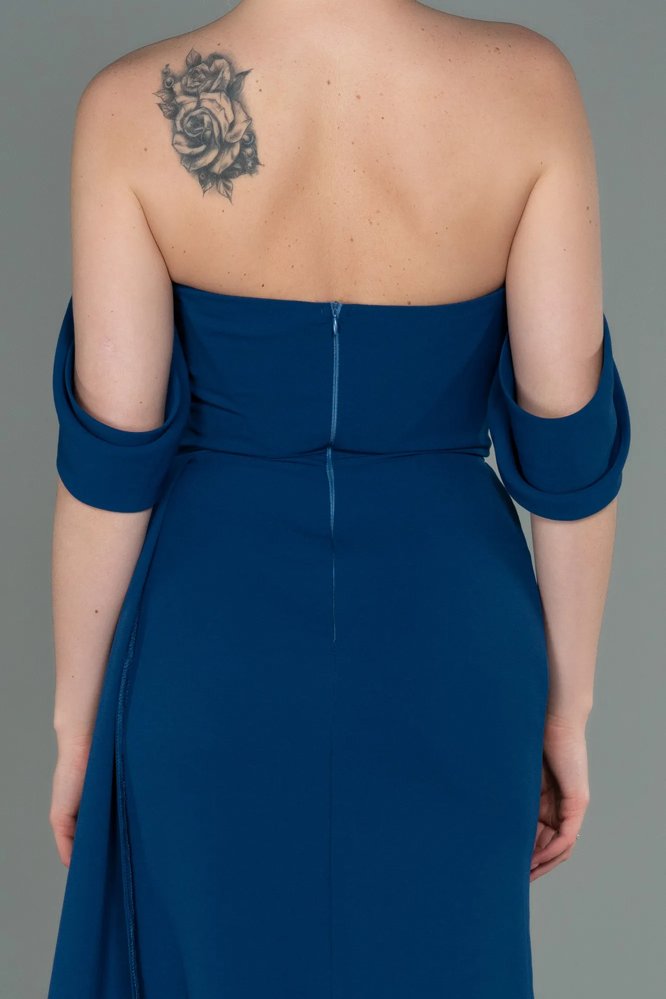 Indigo-Long Evening Dress ABU2823