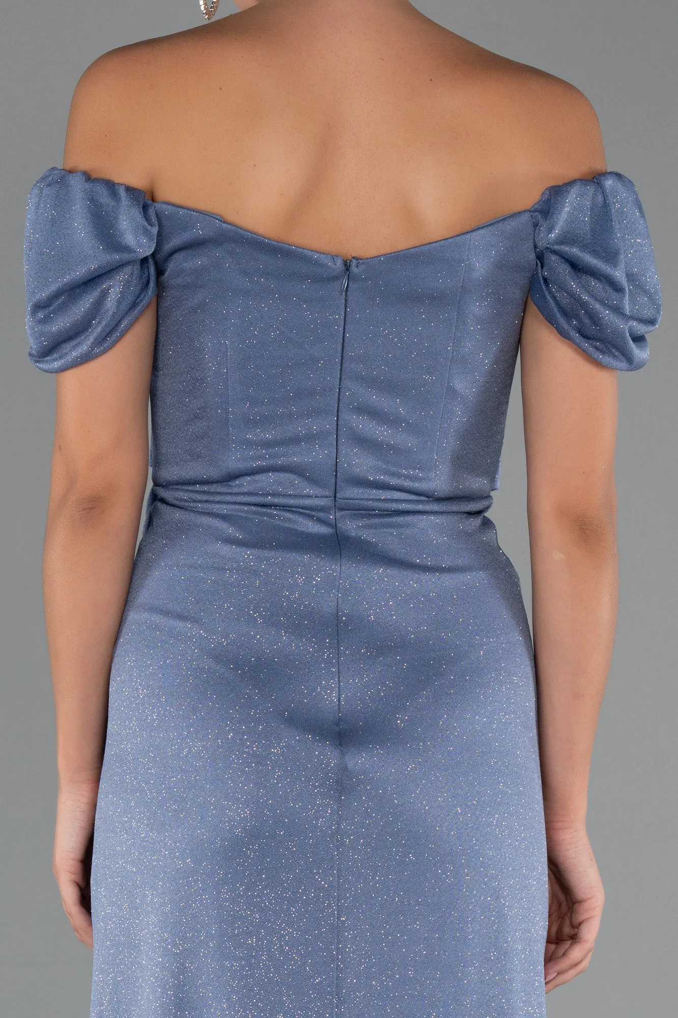 Indigo-Long Evening Dress ABU5250