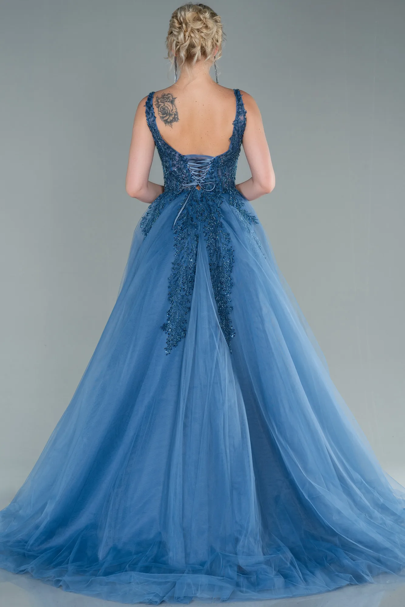 Indigo-Long Haute Couture ABU2090