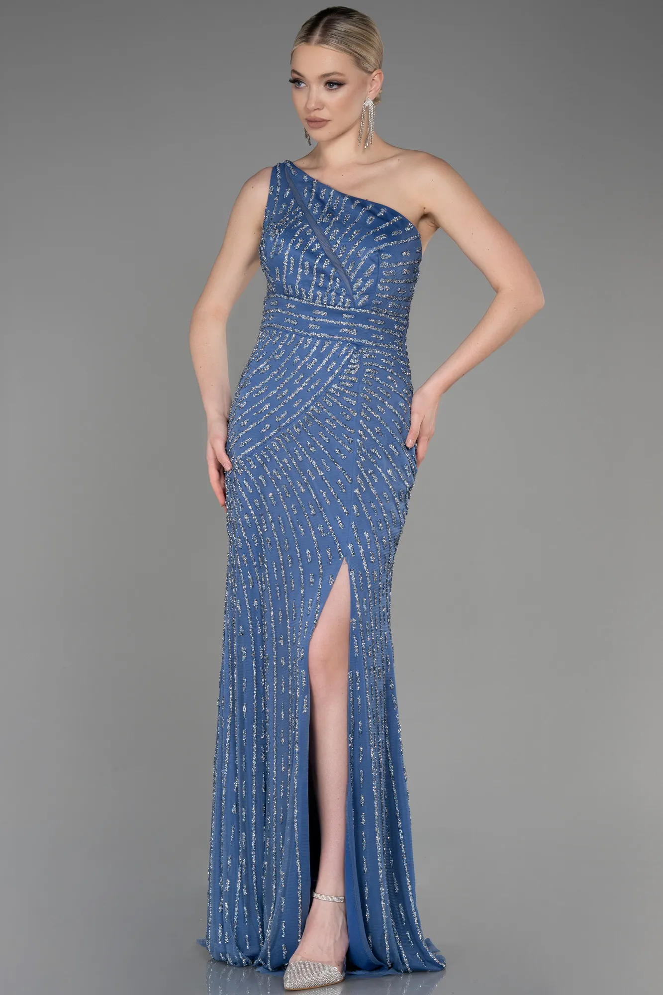 Indigo-Long Haute Couture ABU3503