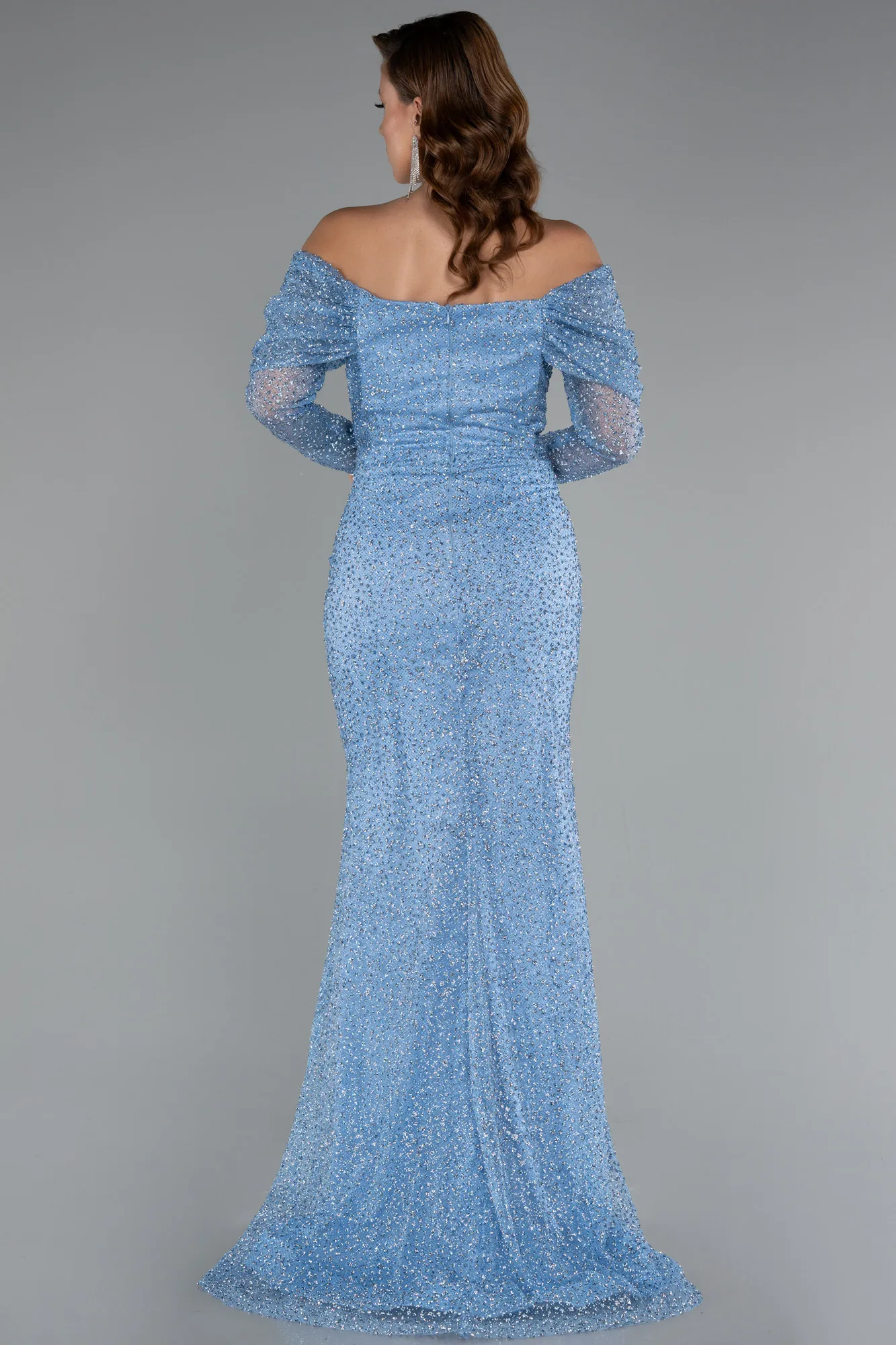 Indigo-Long Mermaid Prom Dress ABU3756
