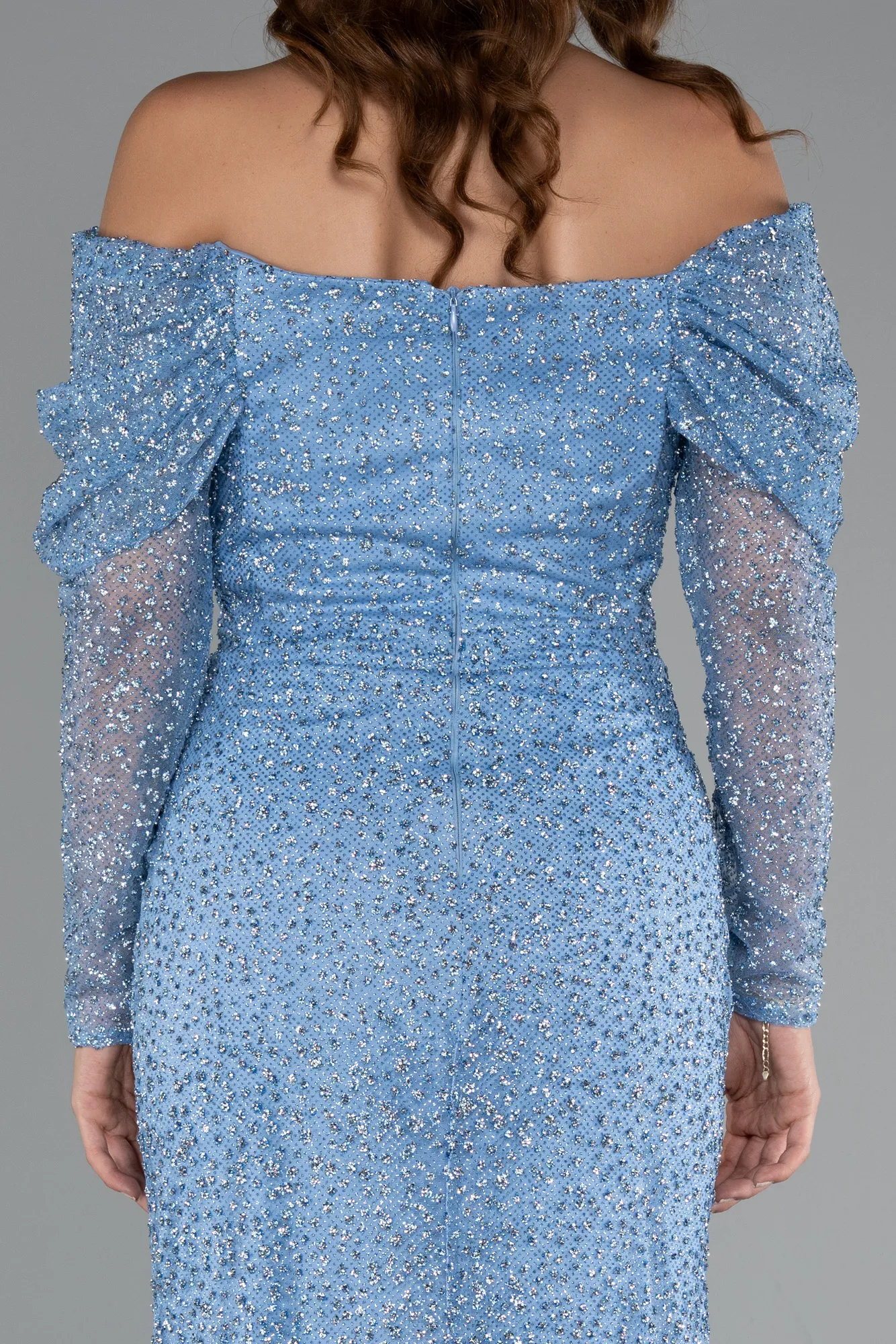 Indigo-Long Mermaid Prom Dress ABU3756