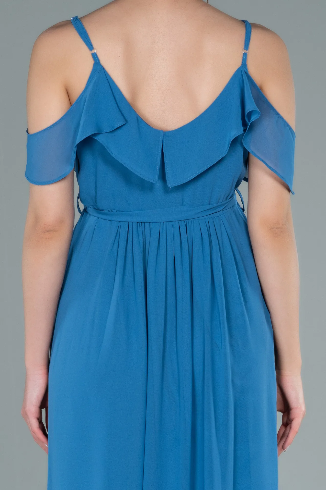 Indigo-Long Pregnancy Evening Dress ABU744