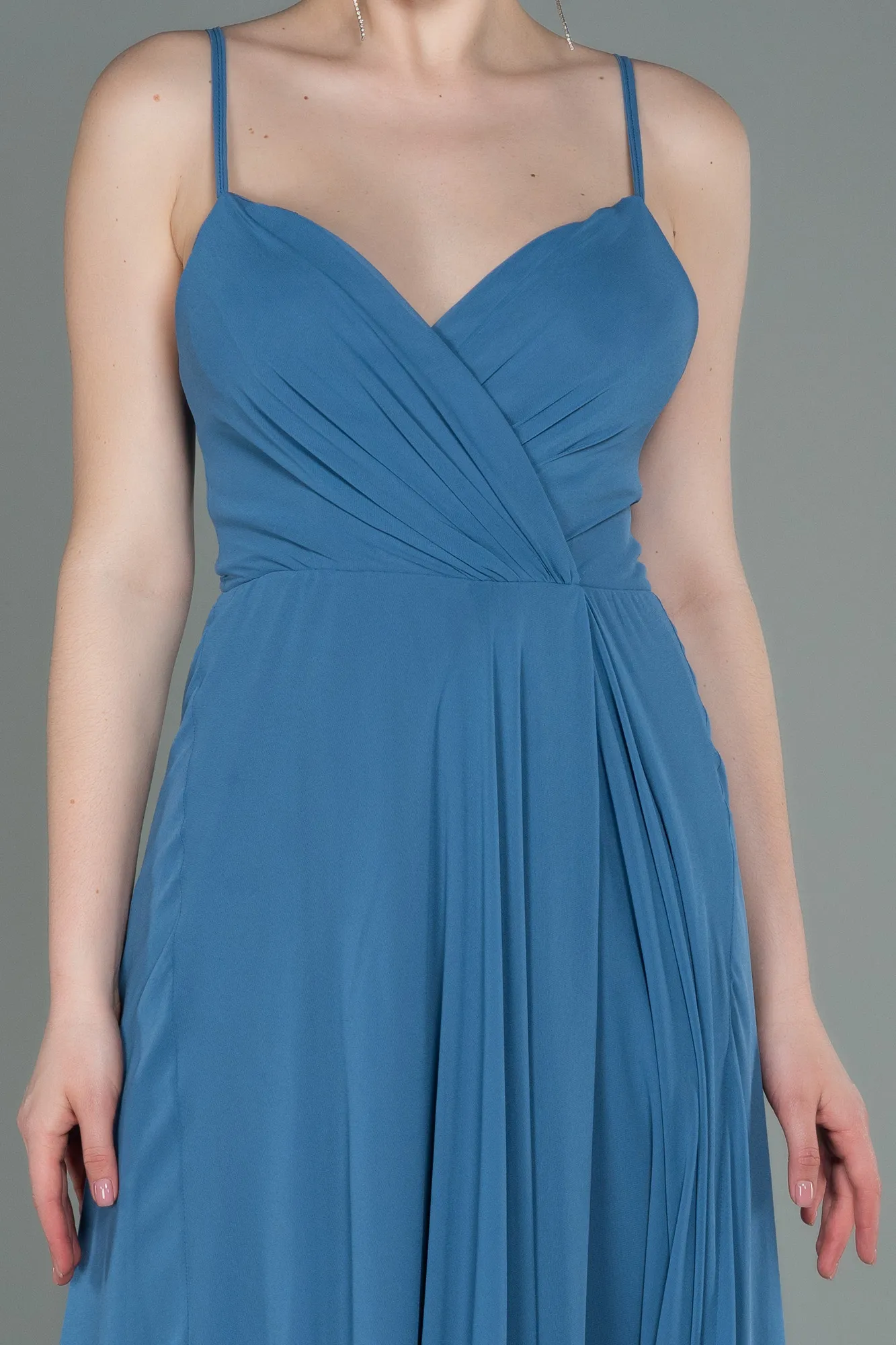 Indigo-Long Prom Gown ABU1305