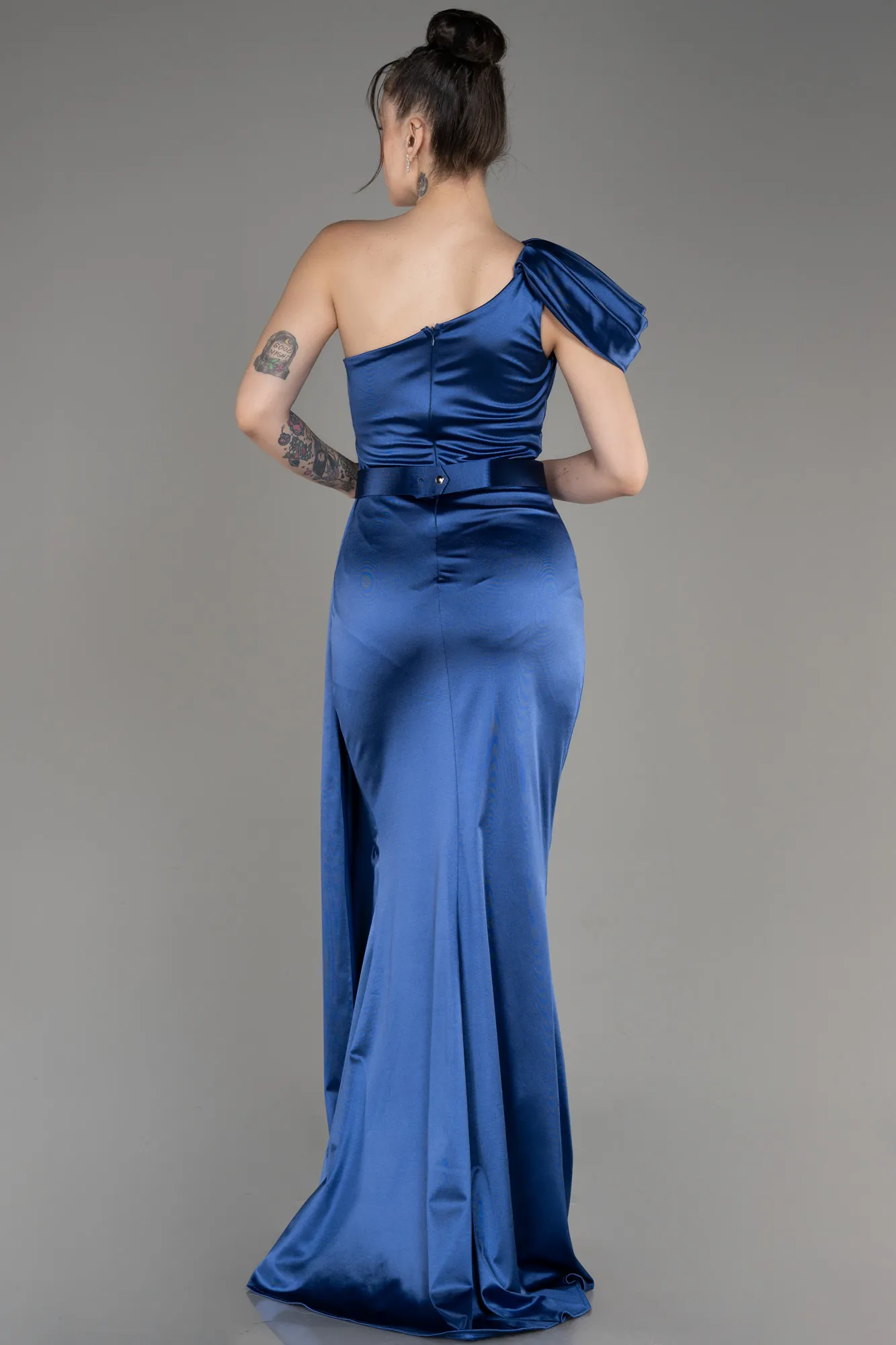Indigo-Long Prom Gown ABU3099