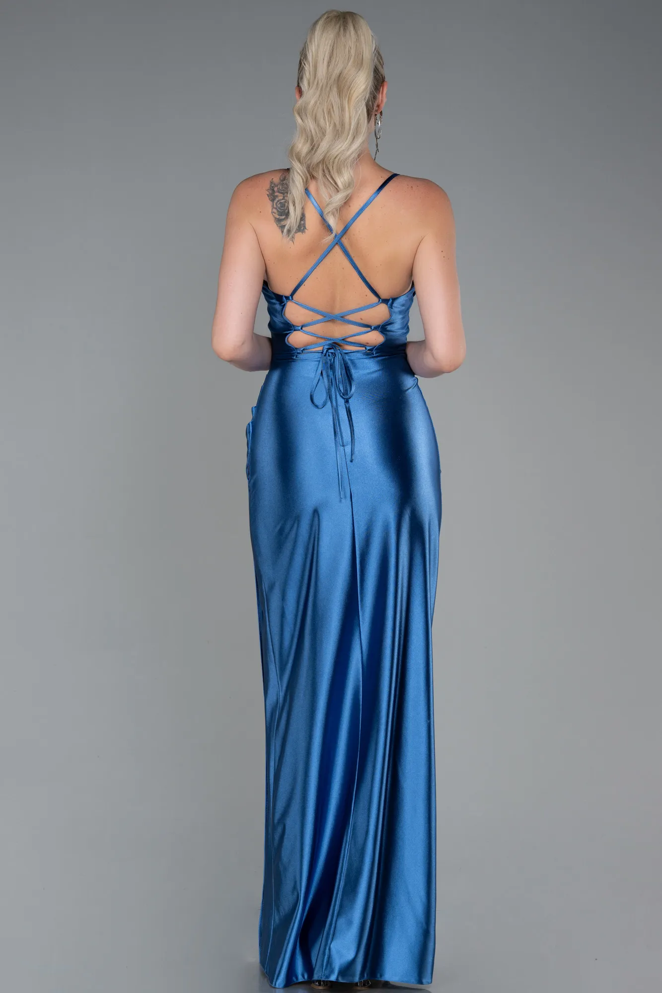 Indigo-Long Prom Gown ABU3247