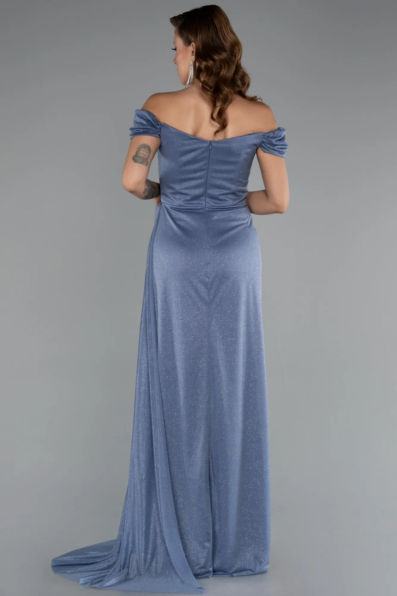 Indigo-Long Prom Gown ABU3472