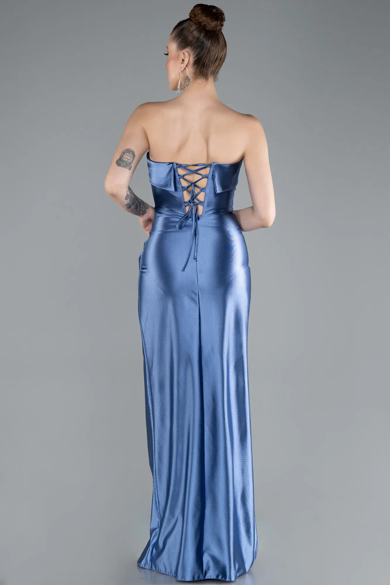 Indigo-Long Prom Gown ABU4944