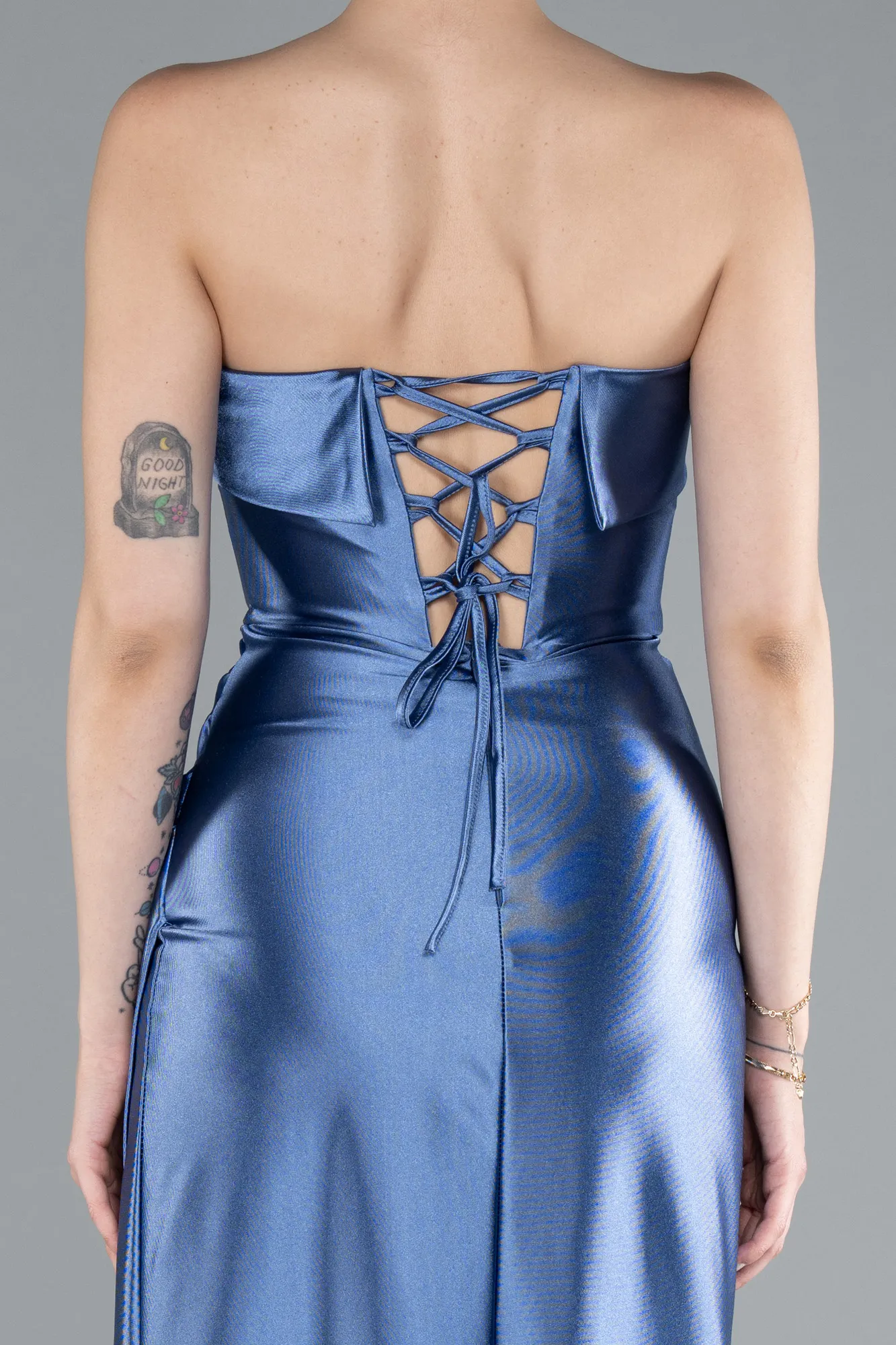 Indigo-Long Prom Gown ABU4944