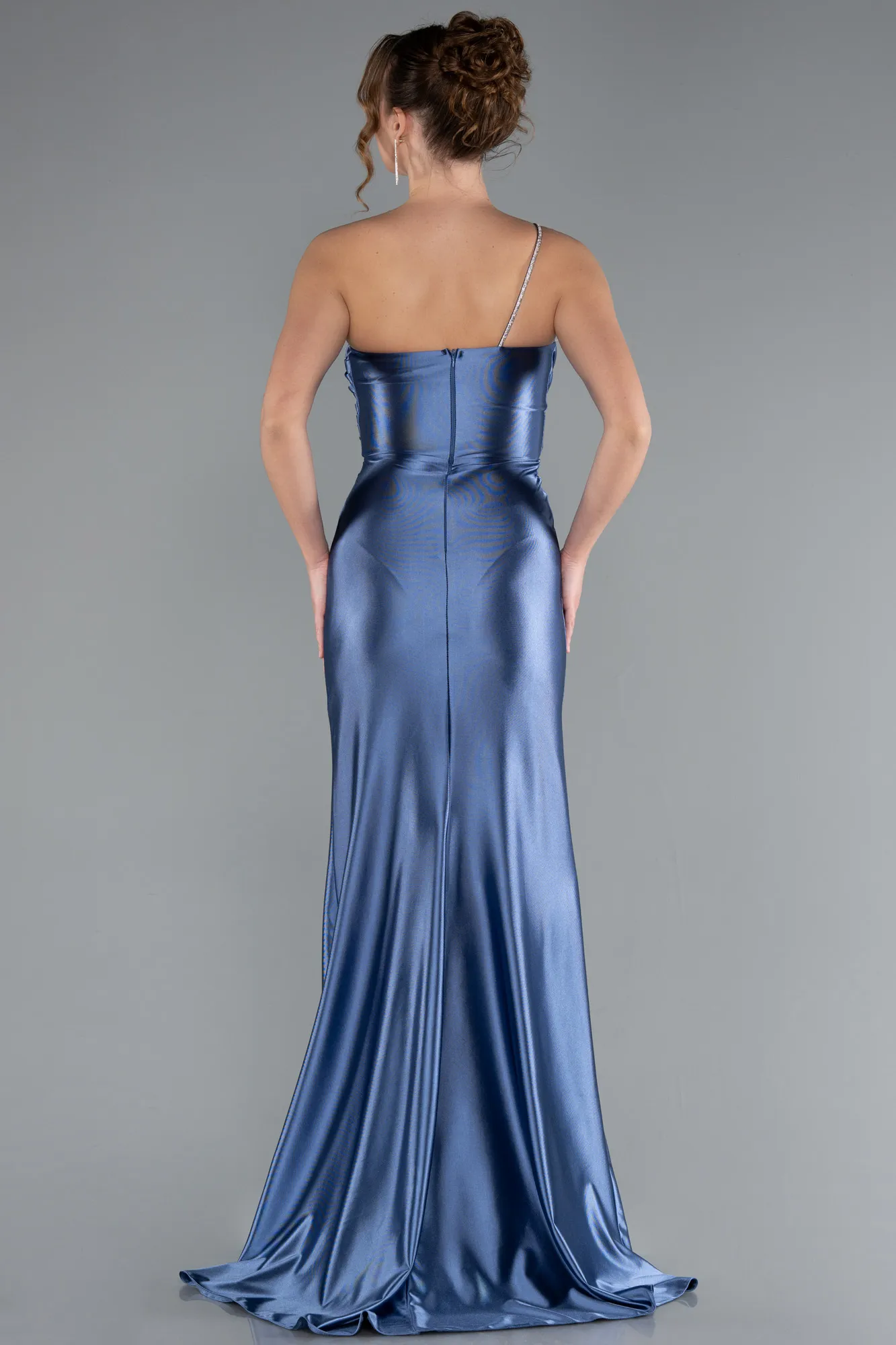 Indigo-Long Prom Gown ABU5022