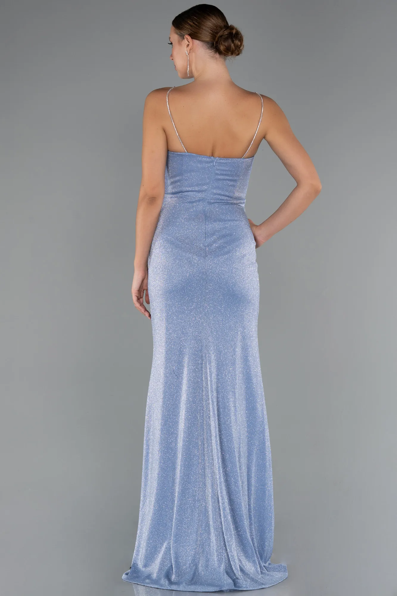 Indigo-Long Prom Gown ABU5245