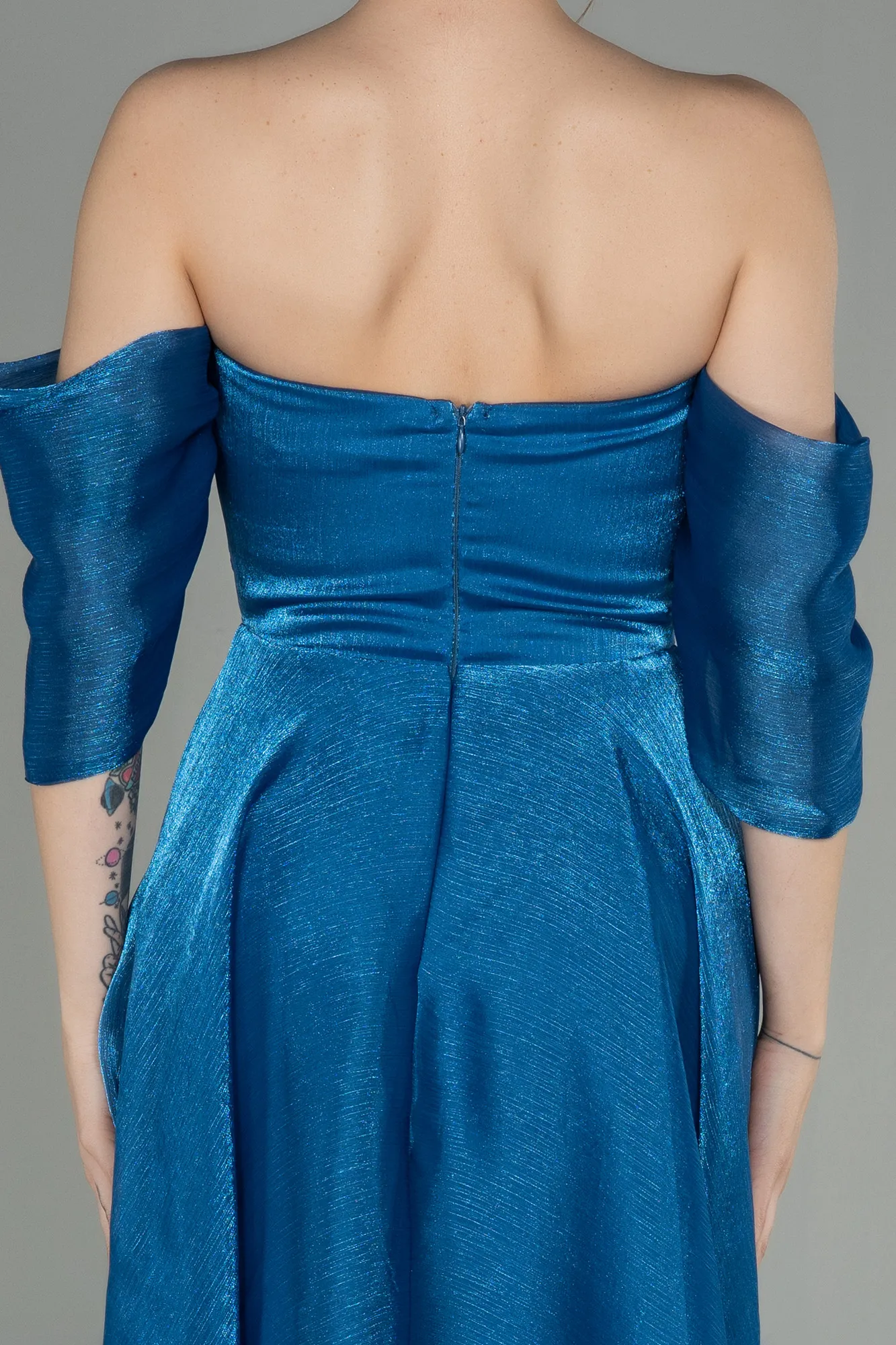 Indigo-Midi Evening Dress ABK1850