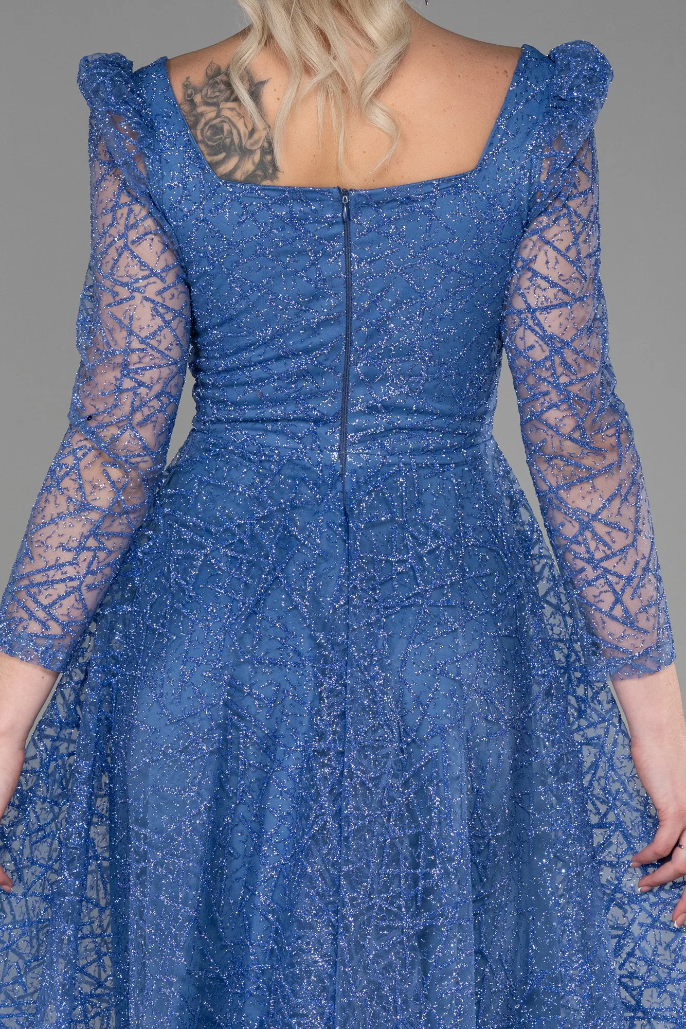 Indigo-Midi Invitation Dress ABK1668