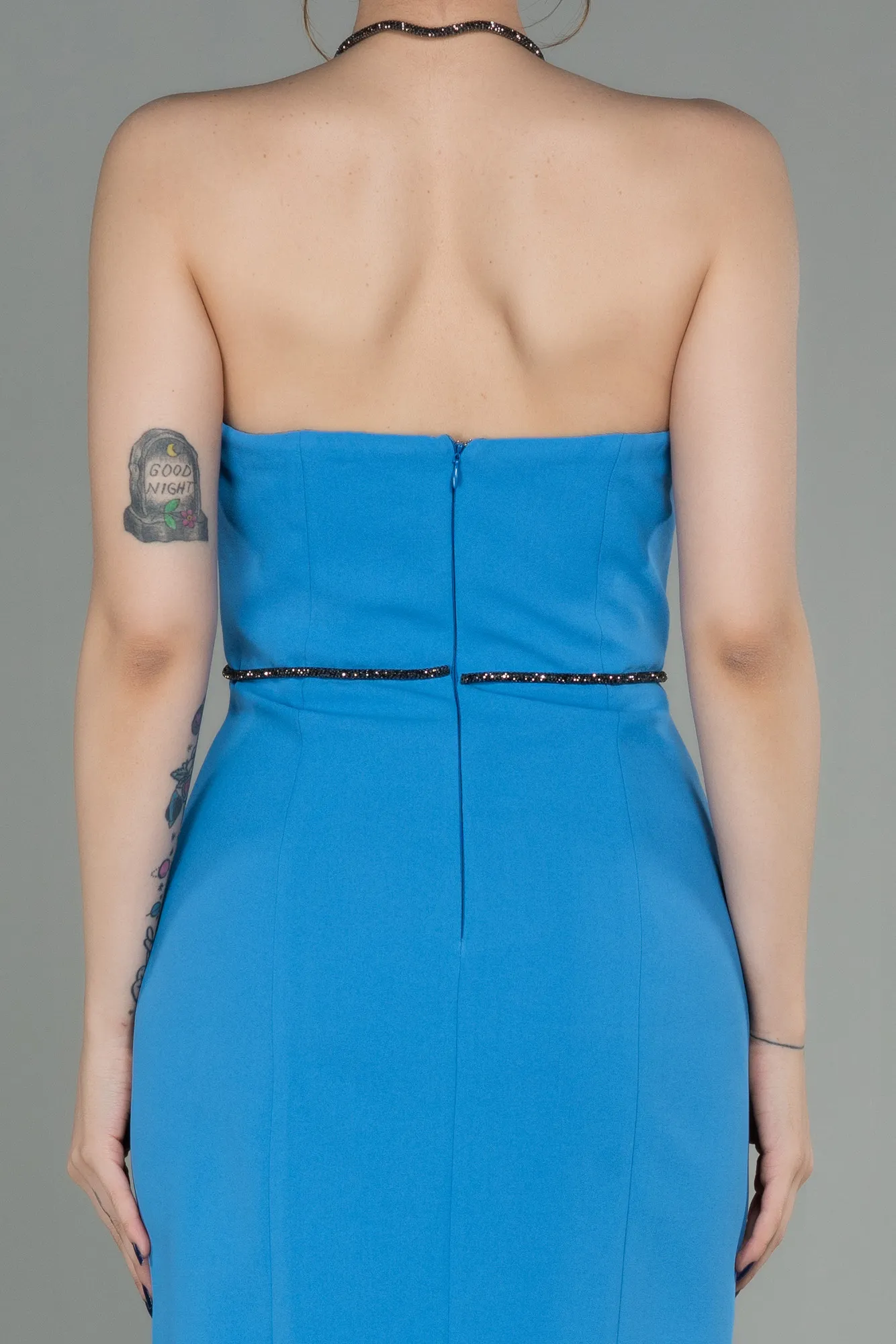 Indigo-Midi Invitation Dress ABK1709